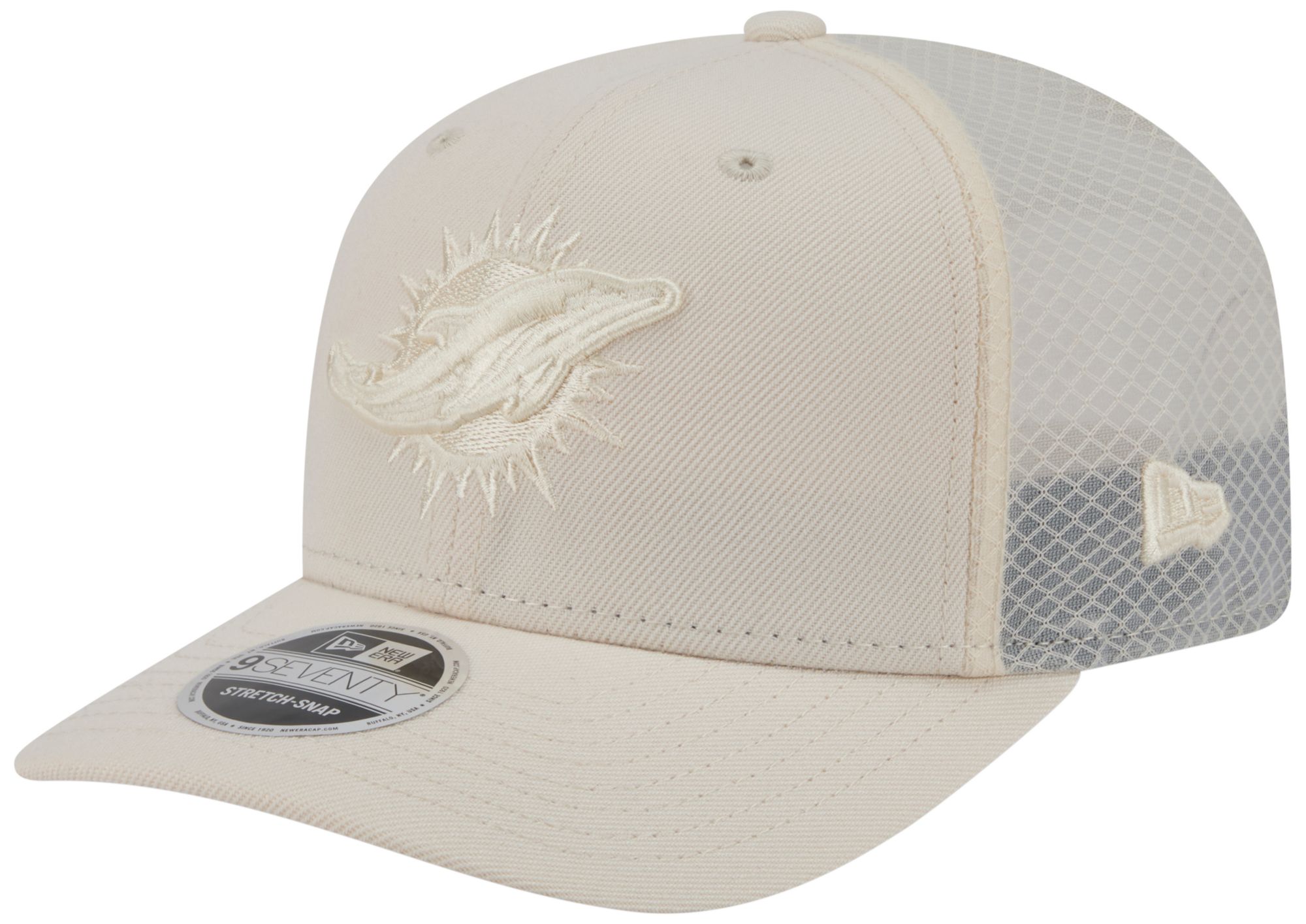 New Era Adult Miami Dolphins Beige Color Pack 9Seventy Adjustable