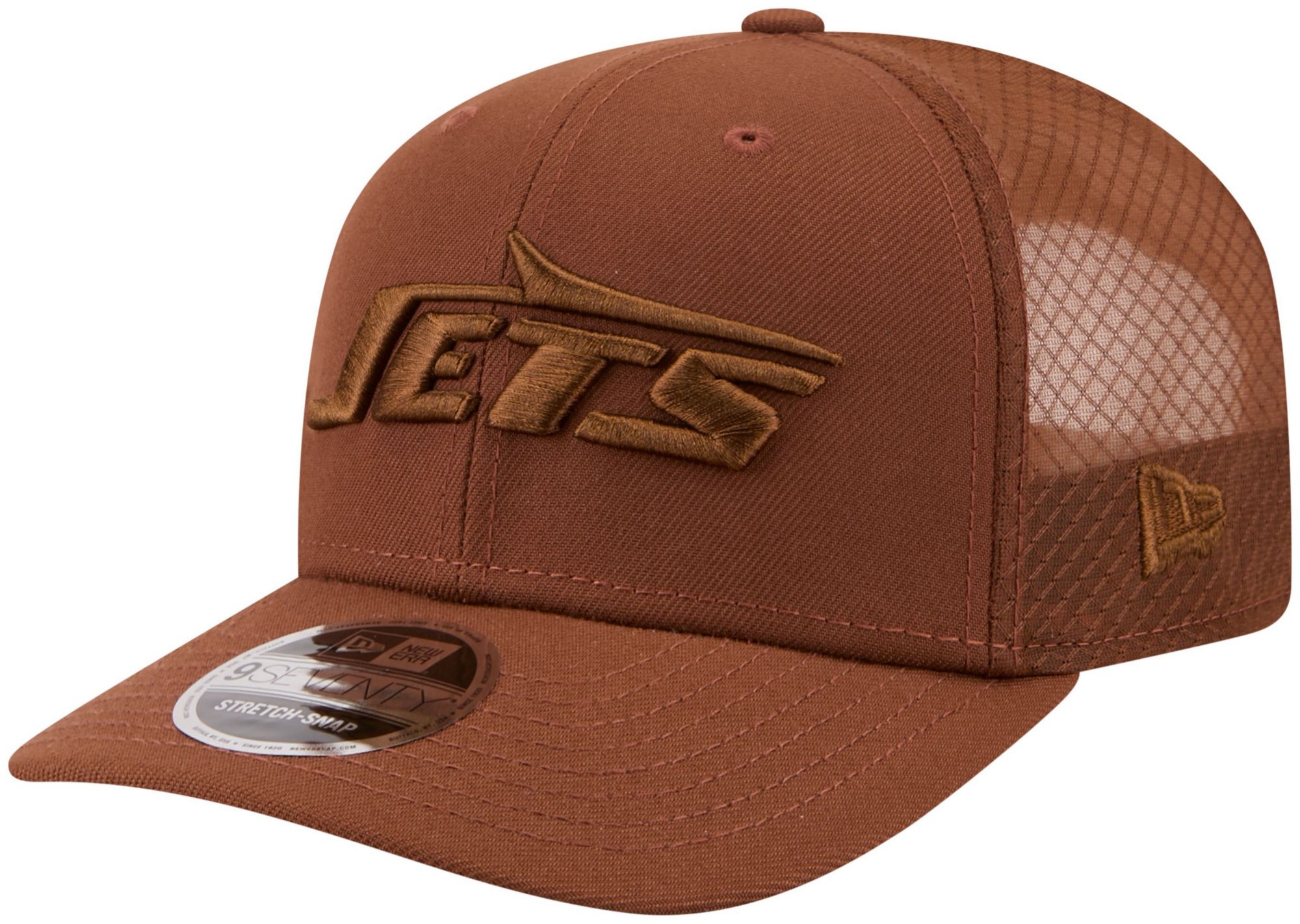 New Era Adult New York Jets Brown Color Pack 9Seventy Adjustable