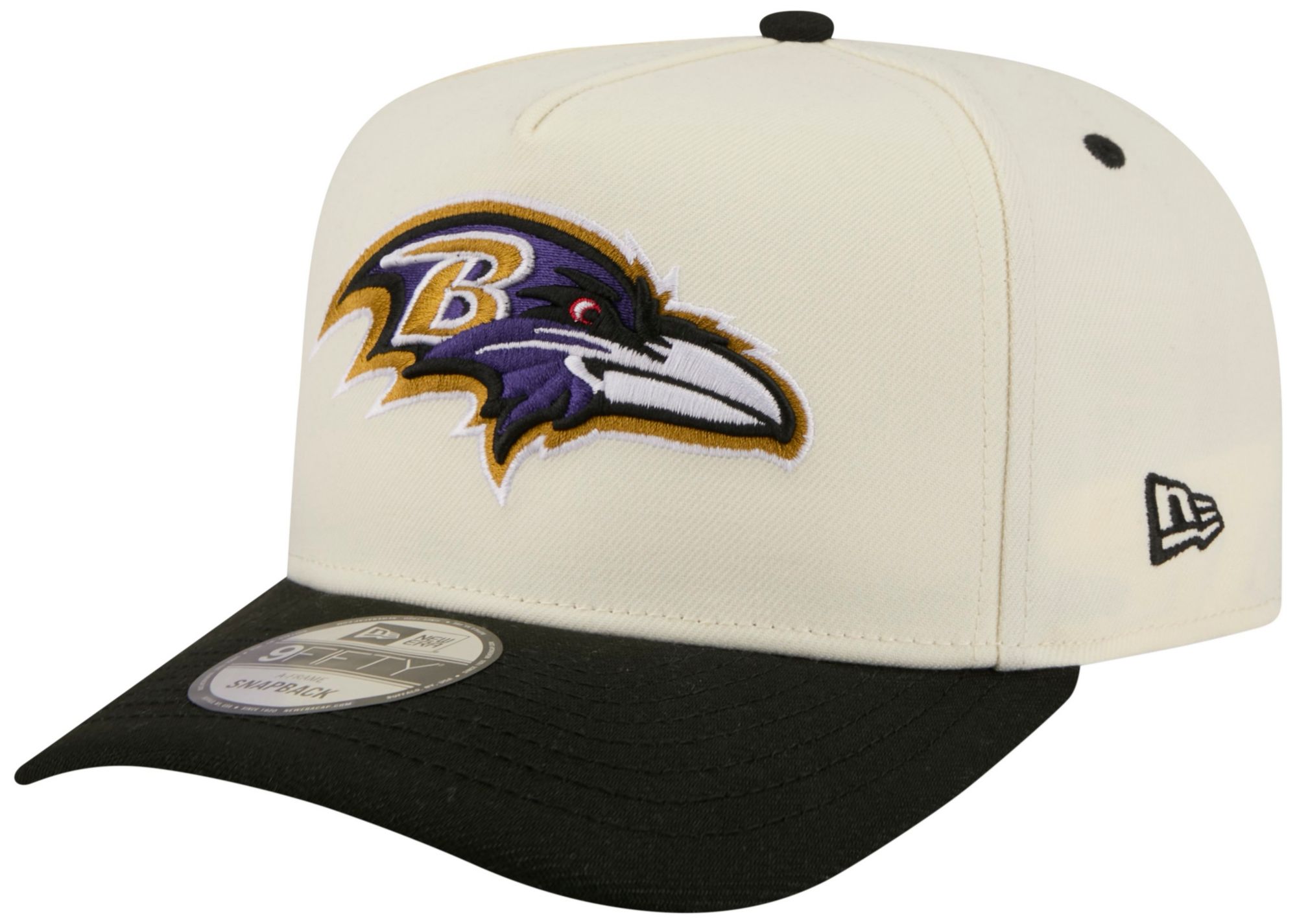 New Era Adult Baltimore Ravens Black Rear Hit A-Frame 9Fifty