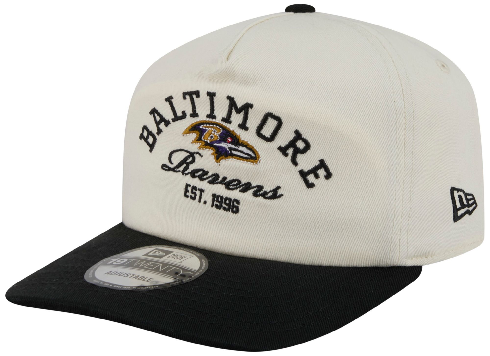 RRL ジャケット　クロネコエンブレム New Era Adult Baltimore Ravens Black Stacked 19Twenty Adjustable