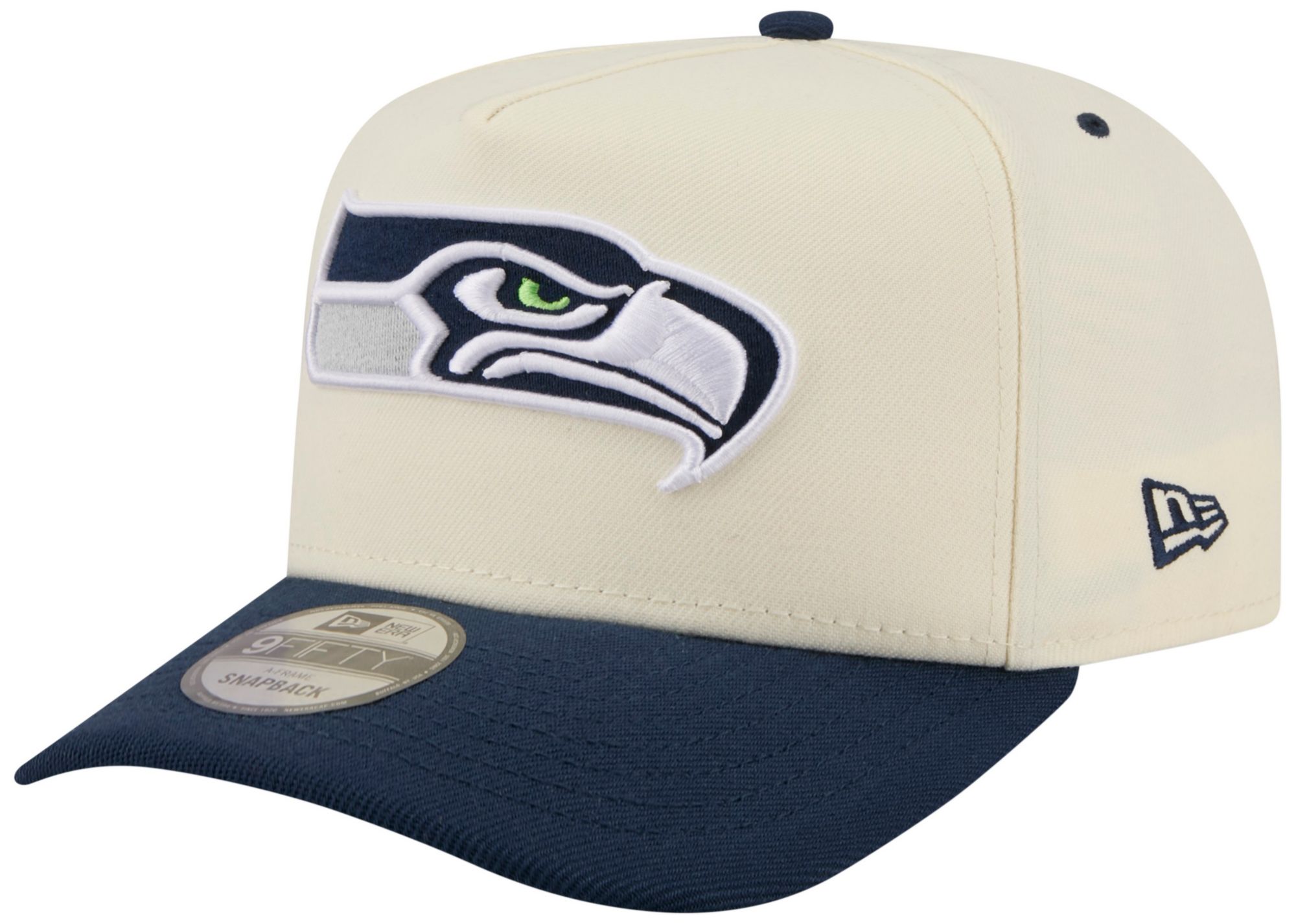 Seattle Seahawks キャップ ワンサイズ New Era Adult Seattle Seahawks Dark Blue Rear Hit A-Frame 9Fifty