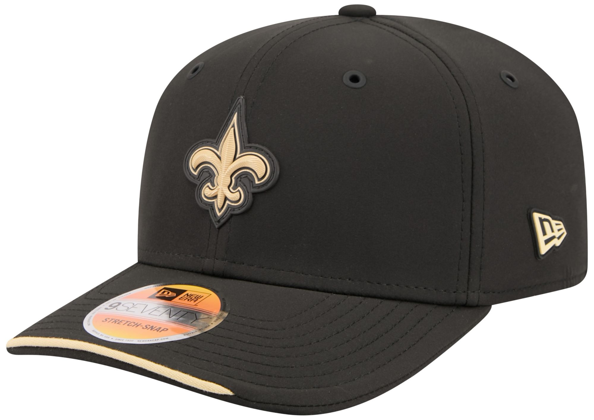 New Era Adult New Orleans Saints Black Sideline 9Seventy