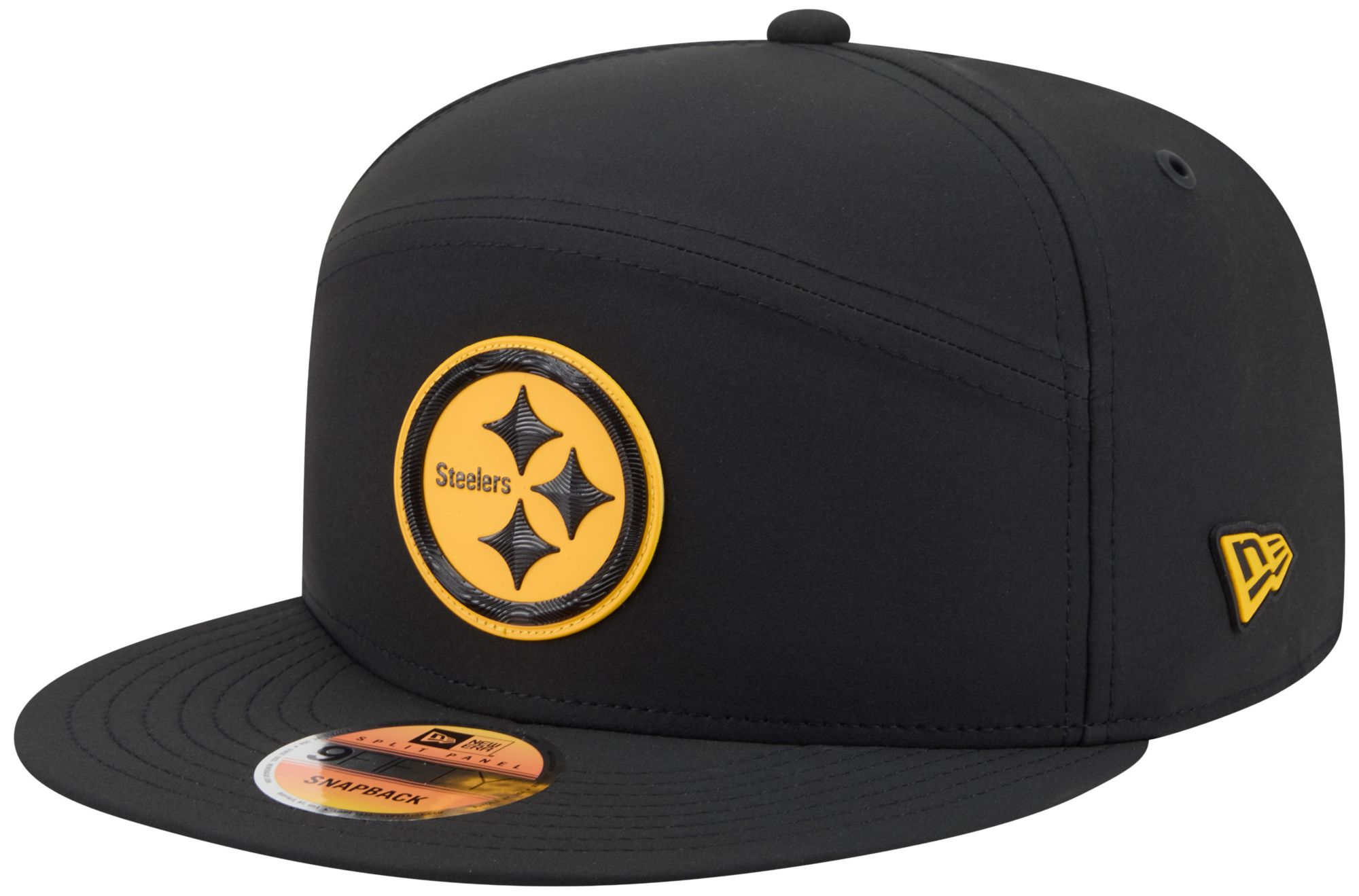 New Era Adult Pittsburgh Steelers Black Sideline Split 9Fifty
