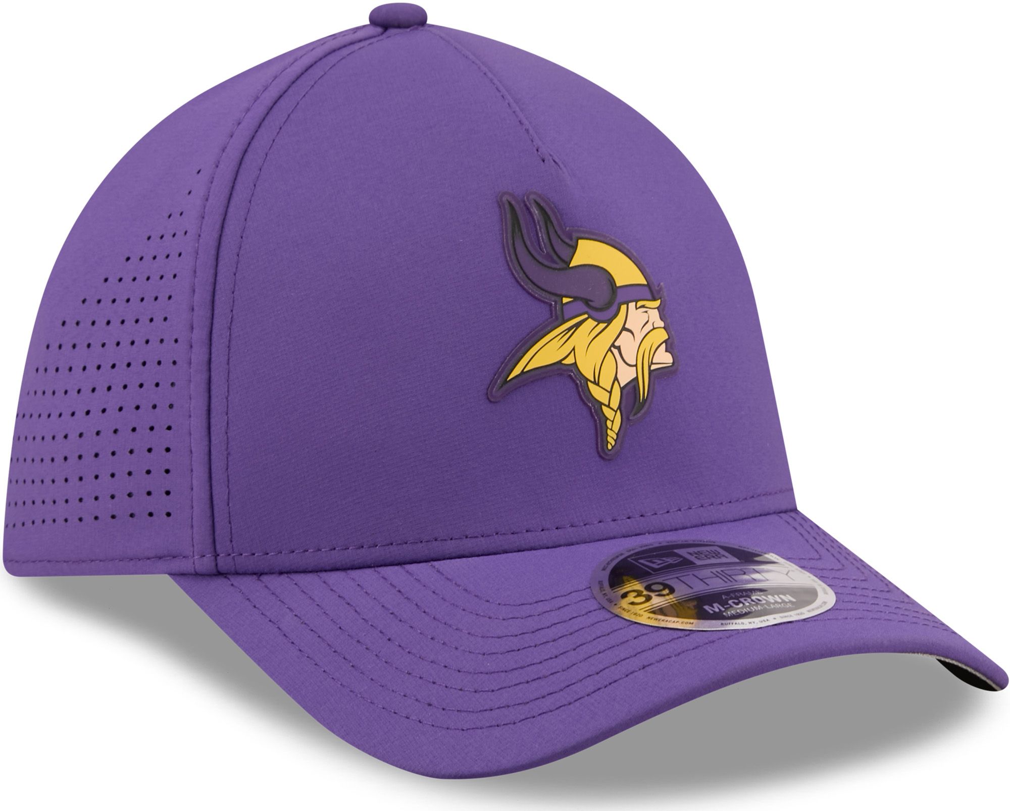New Era Adult Minnesota Vikings Purple Tonal 39Thirty Stretch Fit