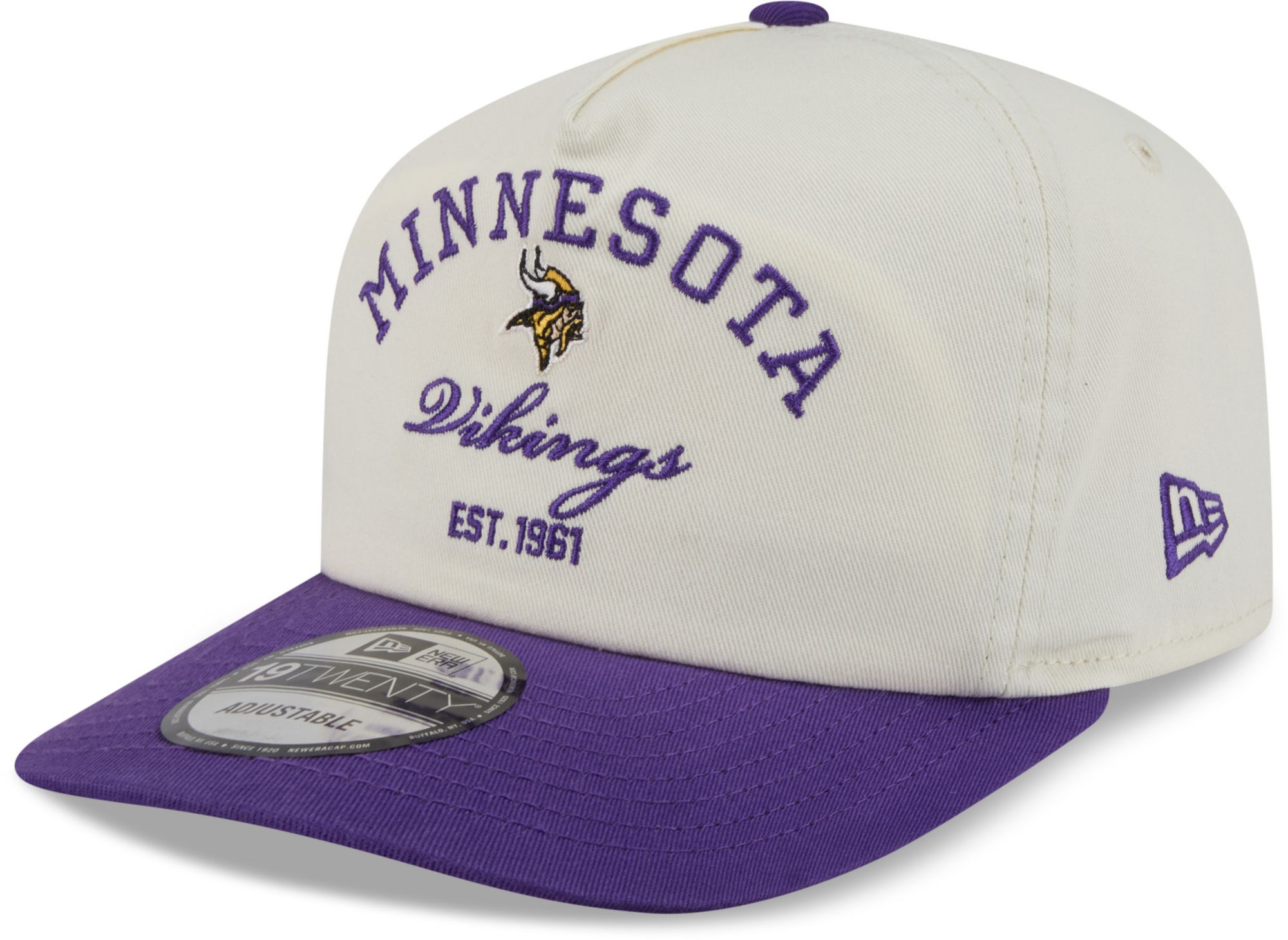 LAD MUSICIAN セットアップ 21AW GRAY PURPLE New Era Adult Minnesota Vikings Purple Stacked 19Twenty Adjustable