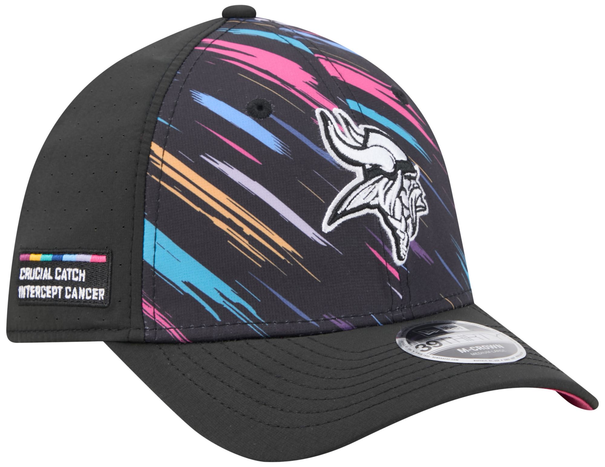 New Era Adult Minnesota Vikings Crucial Catch 39Thirty Stretch Fit