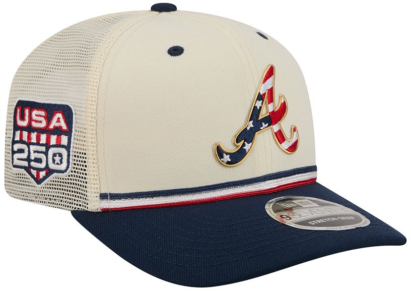 New Era Adult Atlanta Braves 4th of July 9Seventy Adjustable