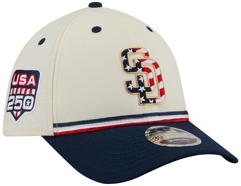 New Era Adult San Diego Padres 4th of July 39Thirty Stretch Fit
