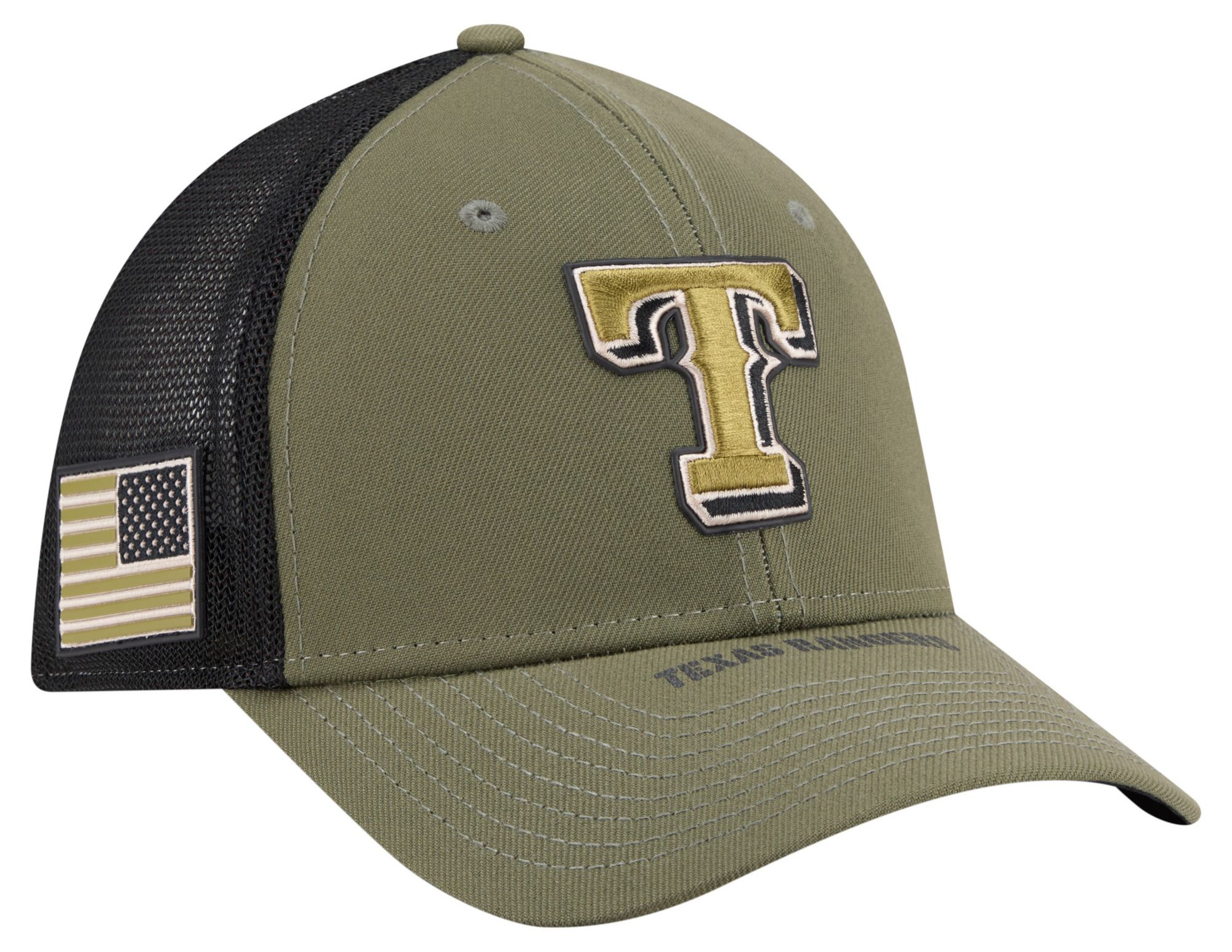 New Era Adult Armed Forces Day 2026 Texas Rangers 39Thirty Stretch