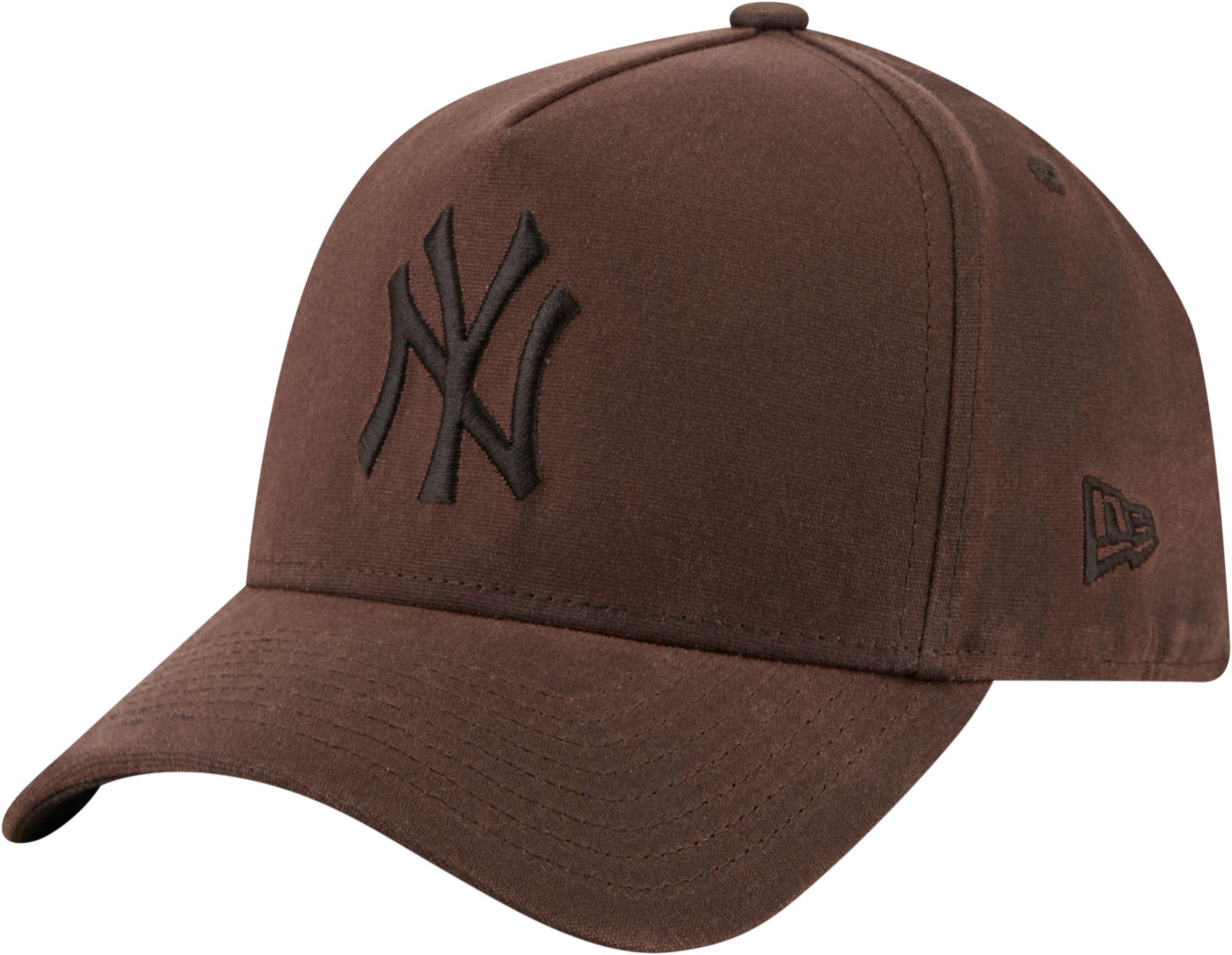 New Era Adult New York Yankees Brown Waxed Canvas 59Forty Fitted