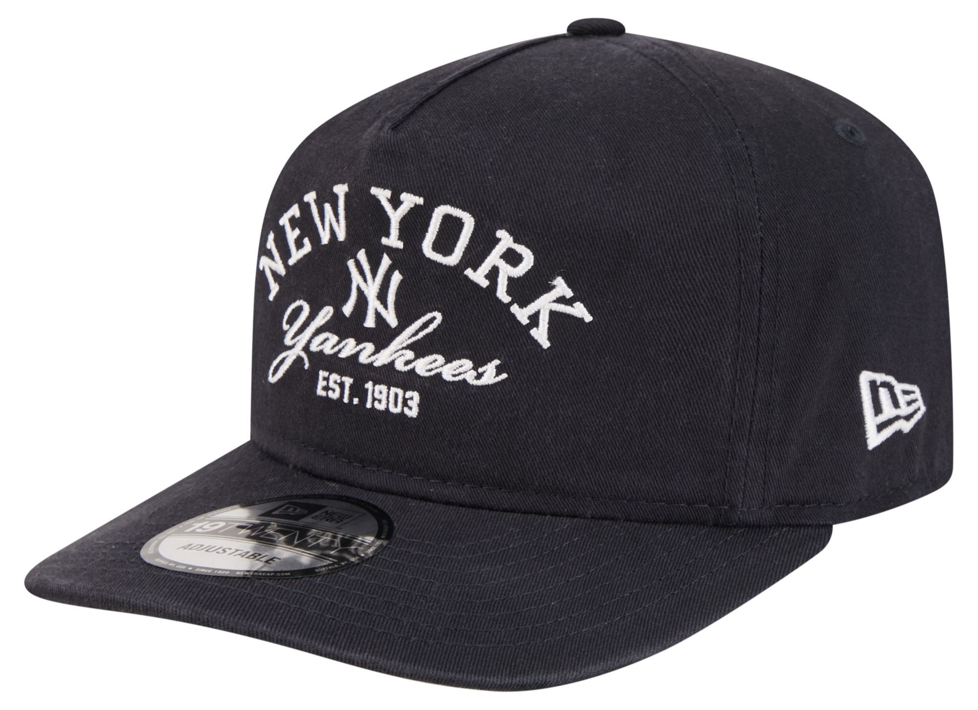 New Era Adult New York Yankees Navy 19Twenty Stacked Adjustable