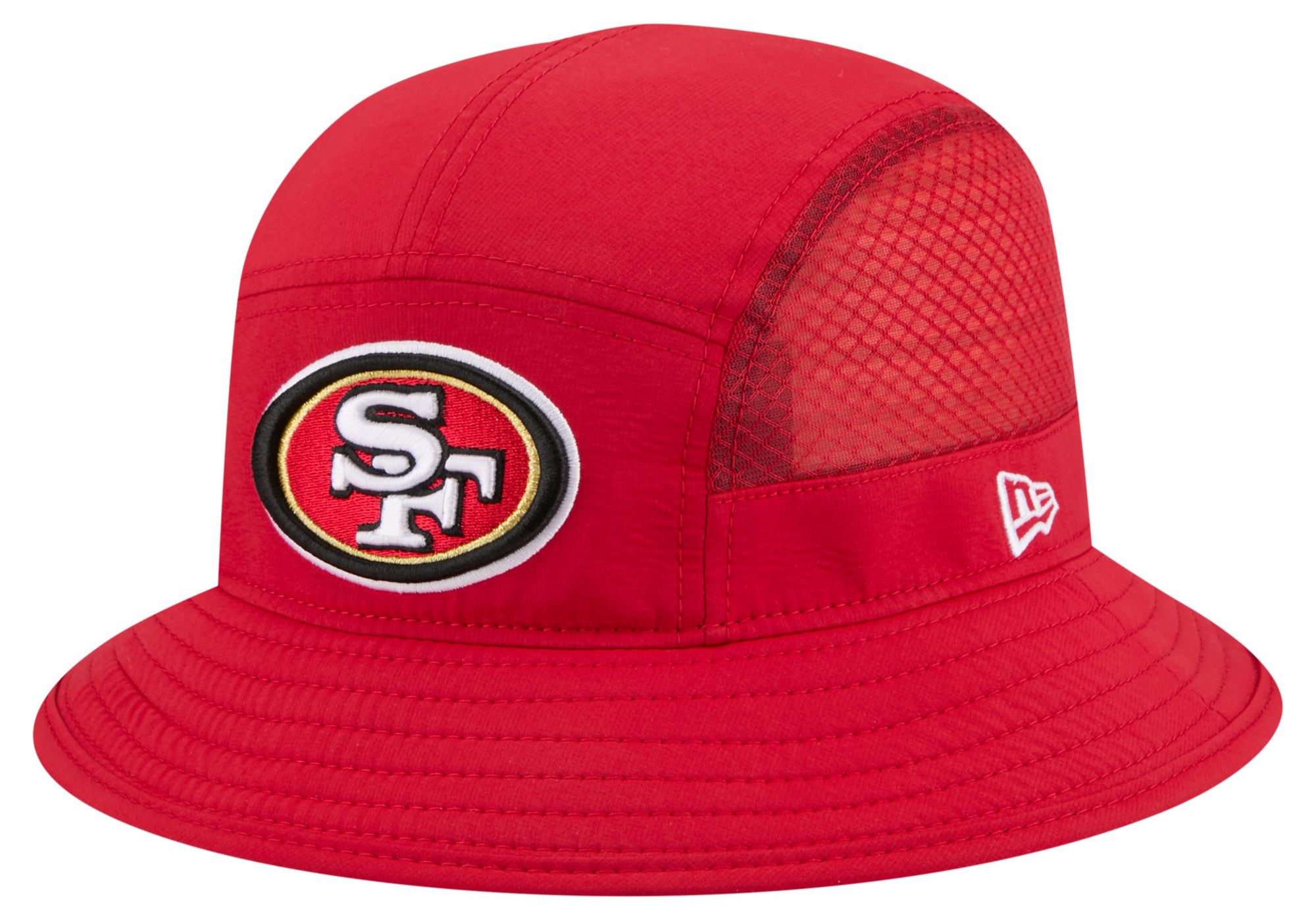 New Era Adult San Francisco 49ers Red Mesh Bucket Hat | Dick's