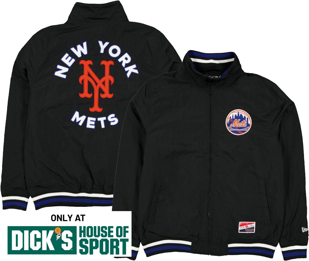 New Era Men's New York Mets Black Throwback Jacket | Dick's