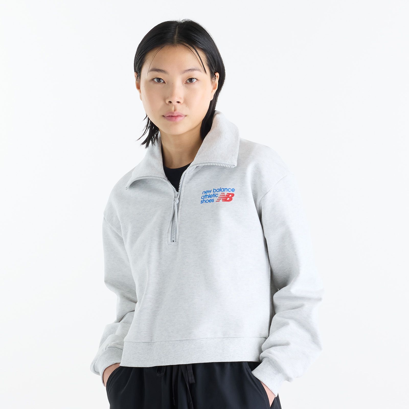 New Balance Women's Athletics Premium Logo Half Zip | Dick's