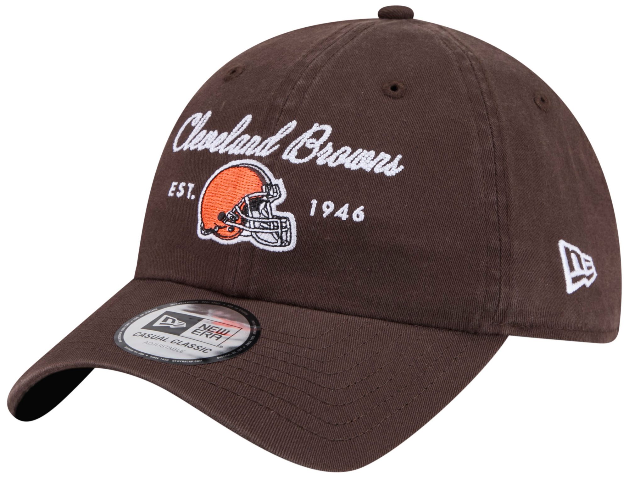 New Era Women's Cleveland Browns Brown Script Casual Classic