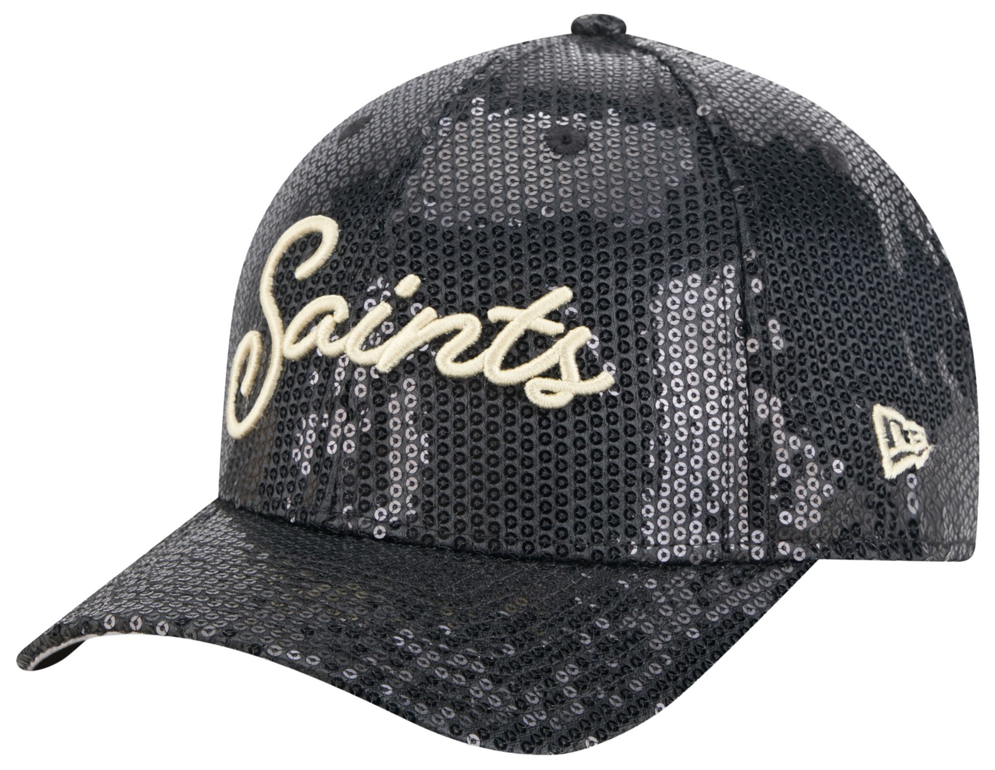 New Era Women's New Orleans Saints Black Sequin Script 9Forty
