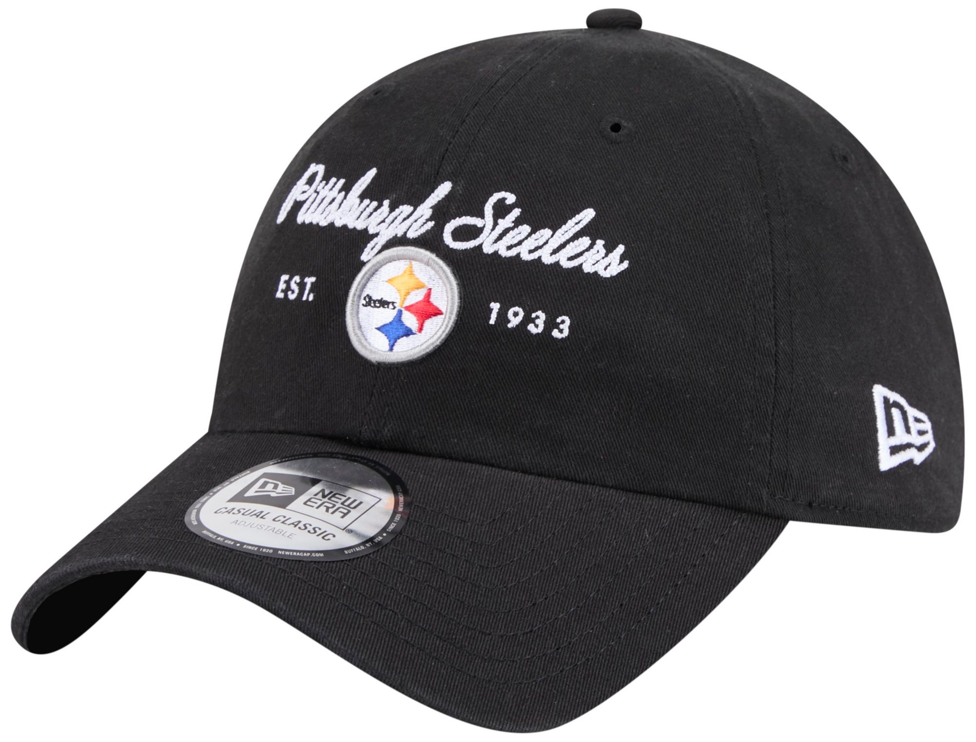 New Era Women's Pittsburgh Steelers Black Script Casual Classic