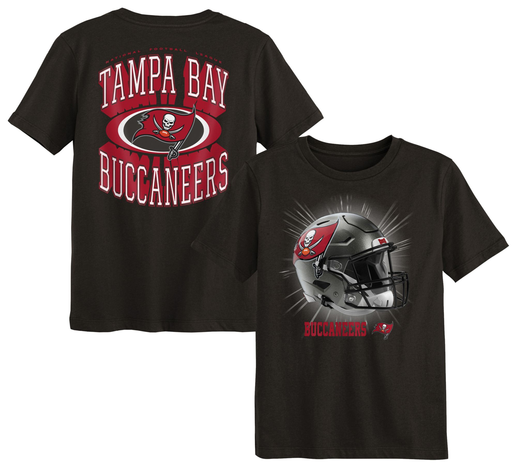 NFL Team Apparel Boys' Tampa Bay Buccaneers Deep Pewter Mentality