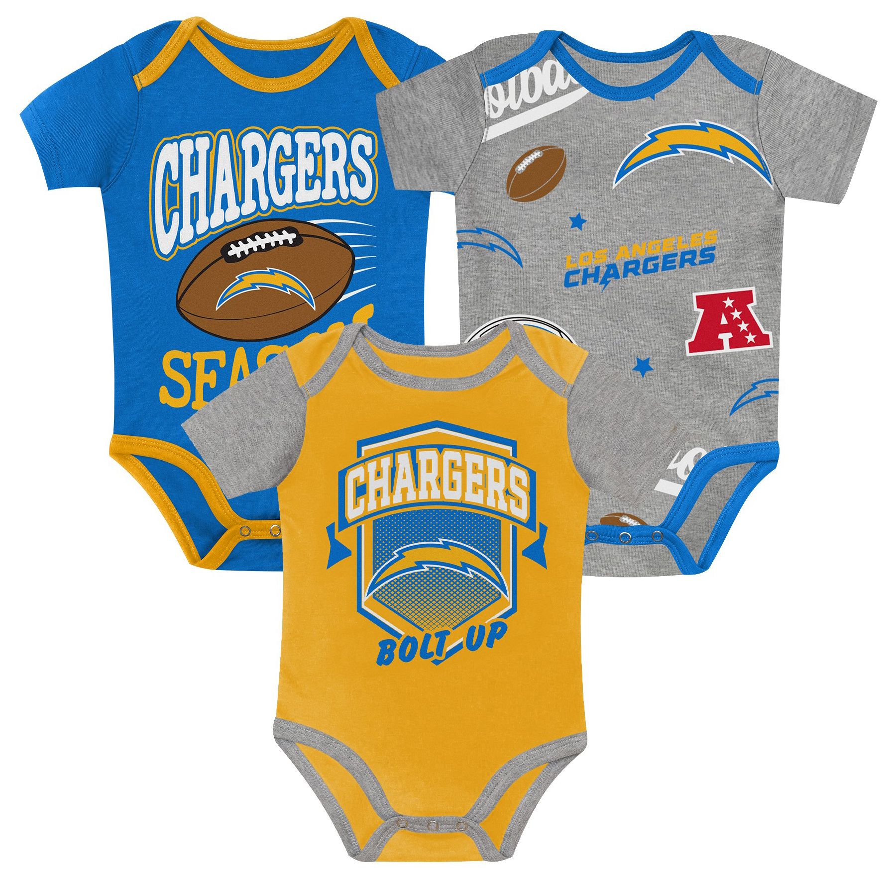 NFL Team Apparel Infant Los Angeles Chargers Blue Creeper | Dick's