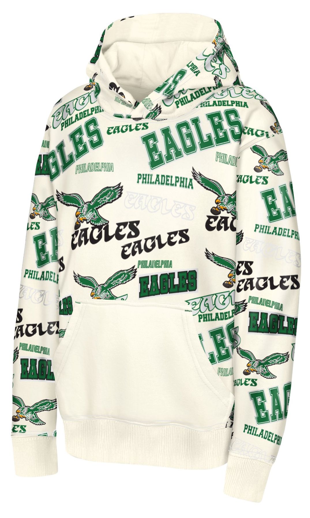 NFL Team Apparel Youth Philadelphia Eagles Shake and Bake Retro