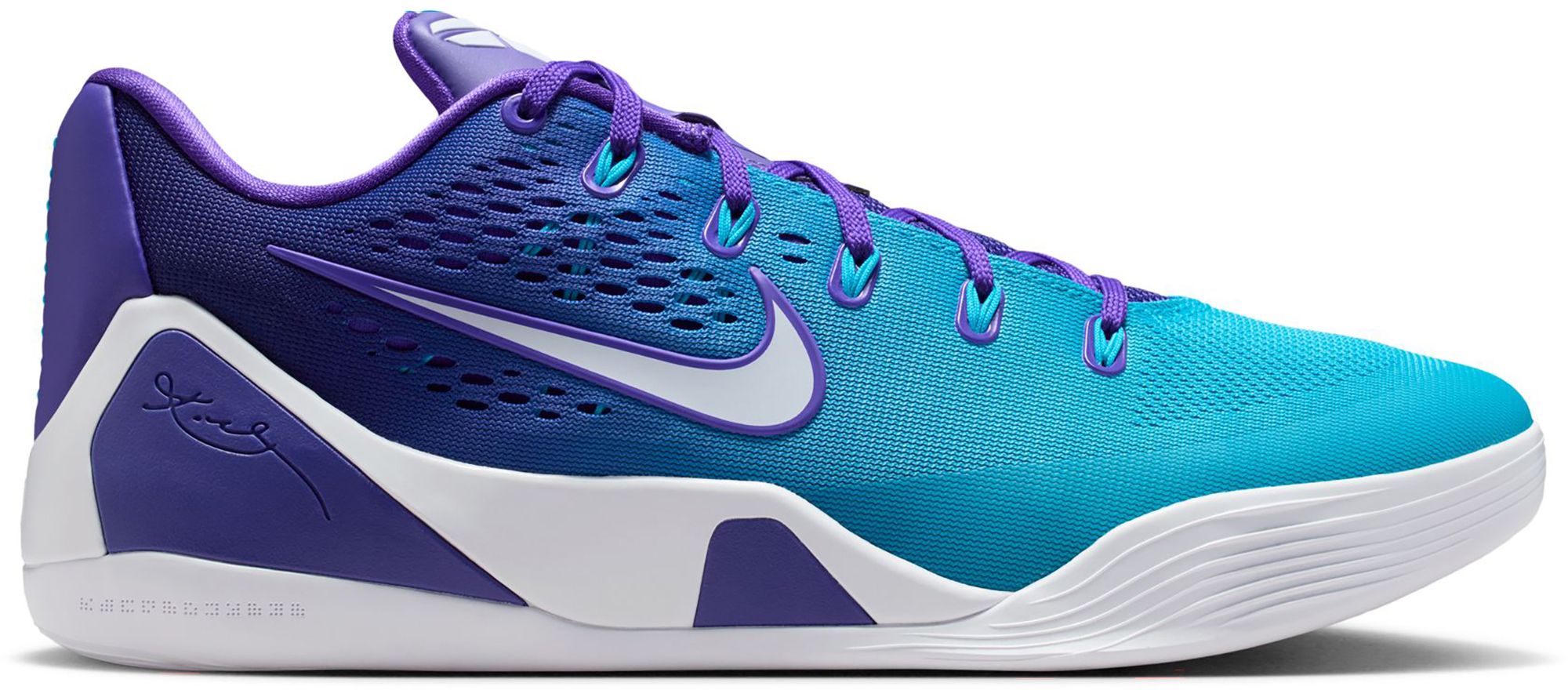 Nike Kobe 9 Low Protro 'Fierce Purple and Blue Lagoon' Basketball