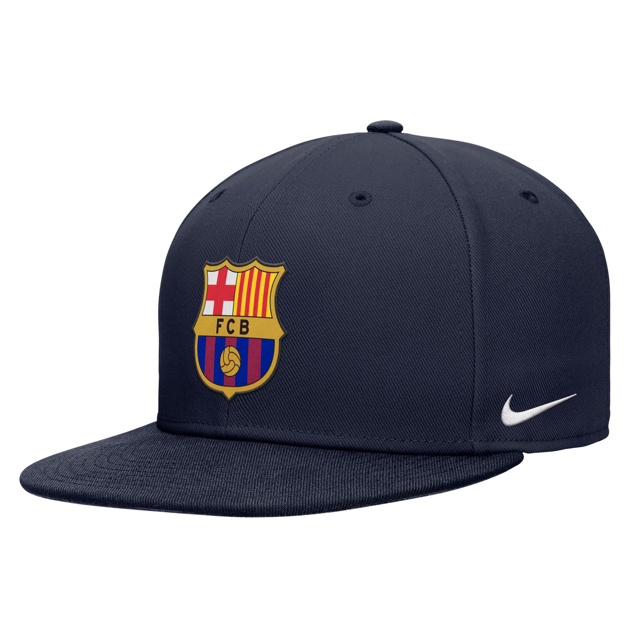 Nike Youth FC Barcelona Navy Team Crest Snapback Hat | Dick's
