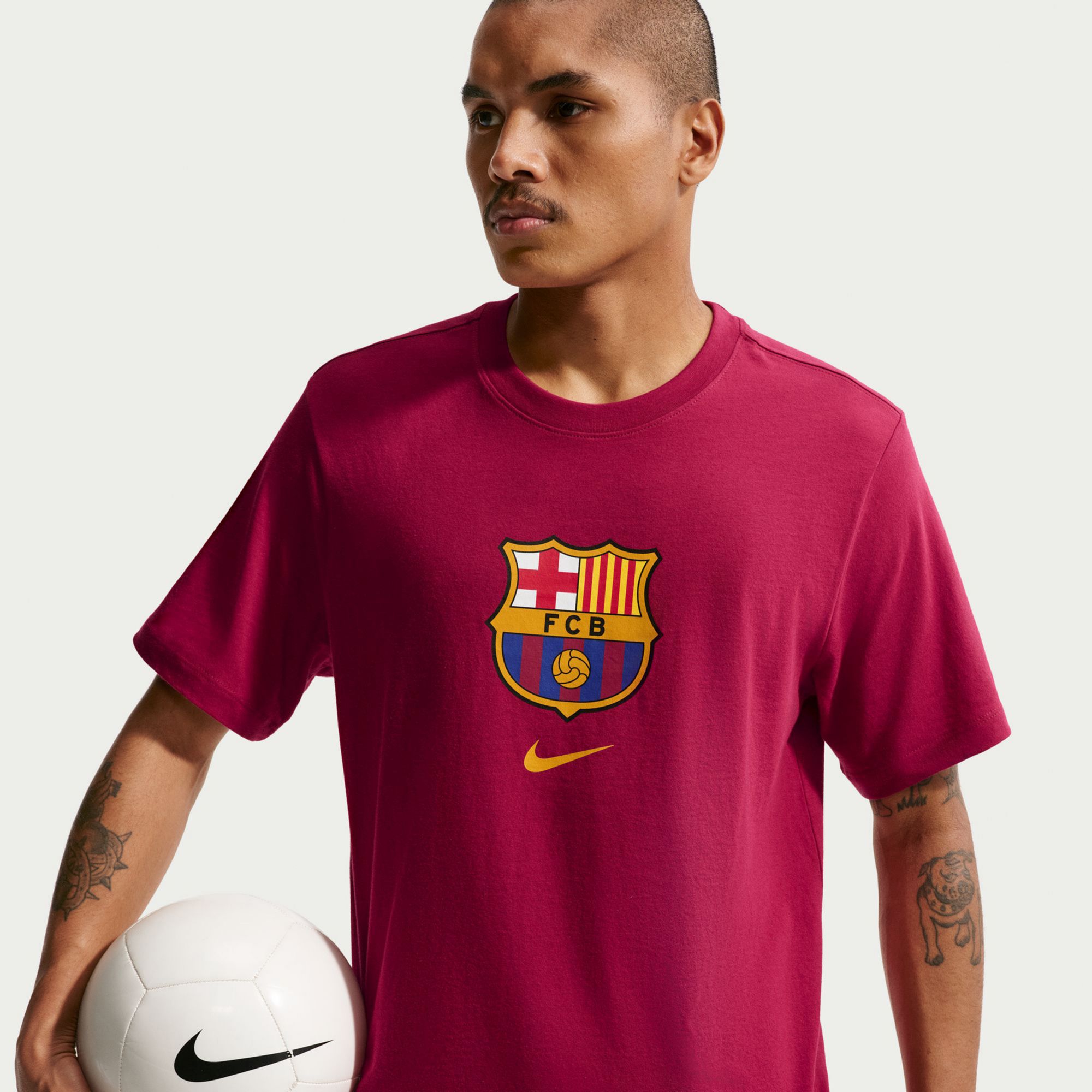 Nike Adult FC Barcelona Crest T-Shirt | Dick's Sporting Goods