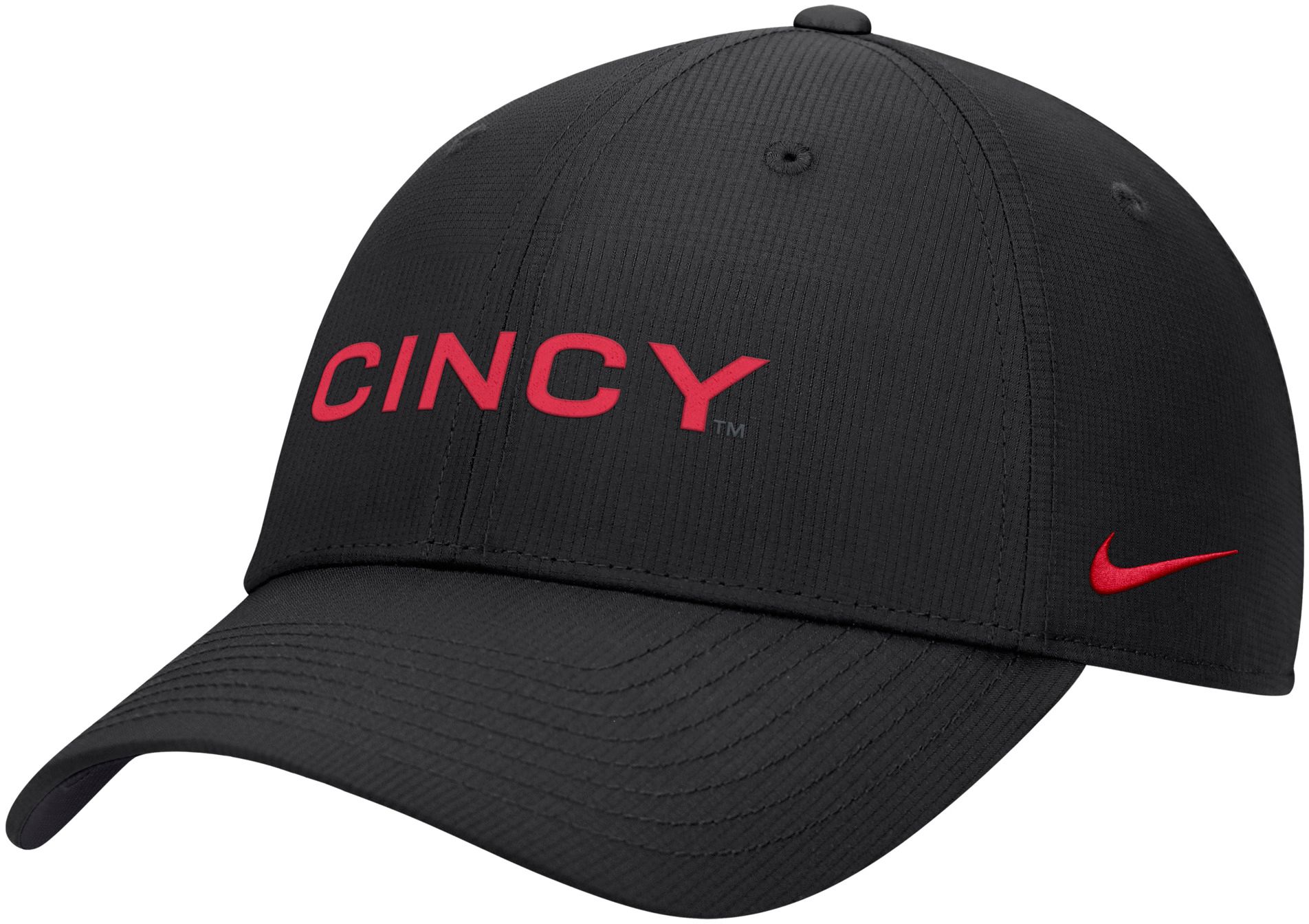 Nike Adult Cincinnati Bearcats Black Rip Stop Club Adjustable Hat