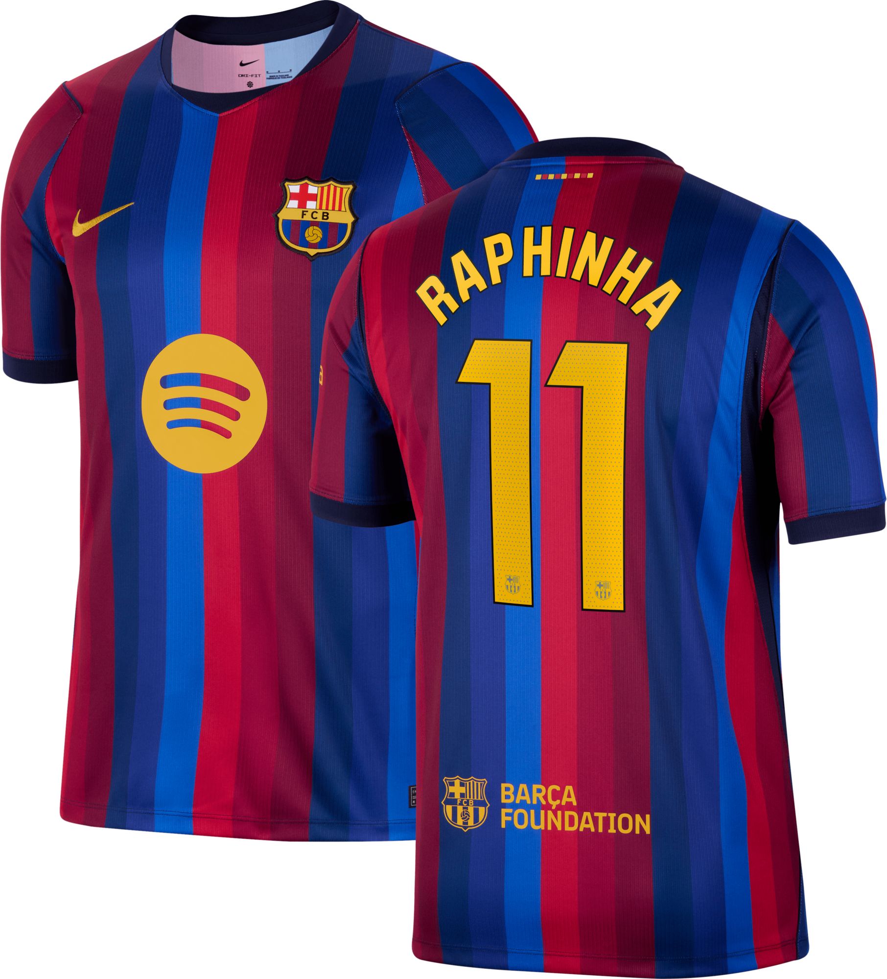 Nike Adult FC Barcelona Raphinha 2026 Home Replica Jersey | Dick's