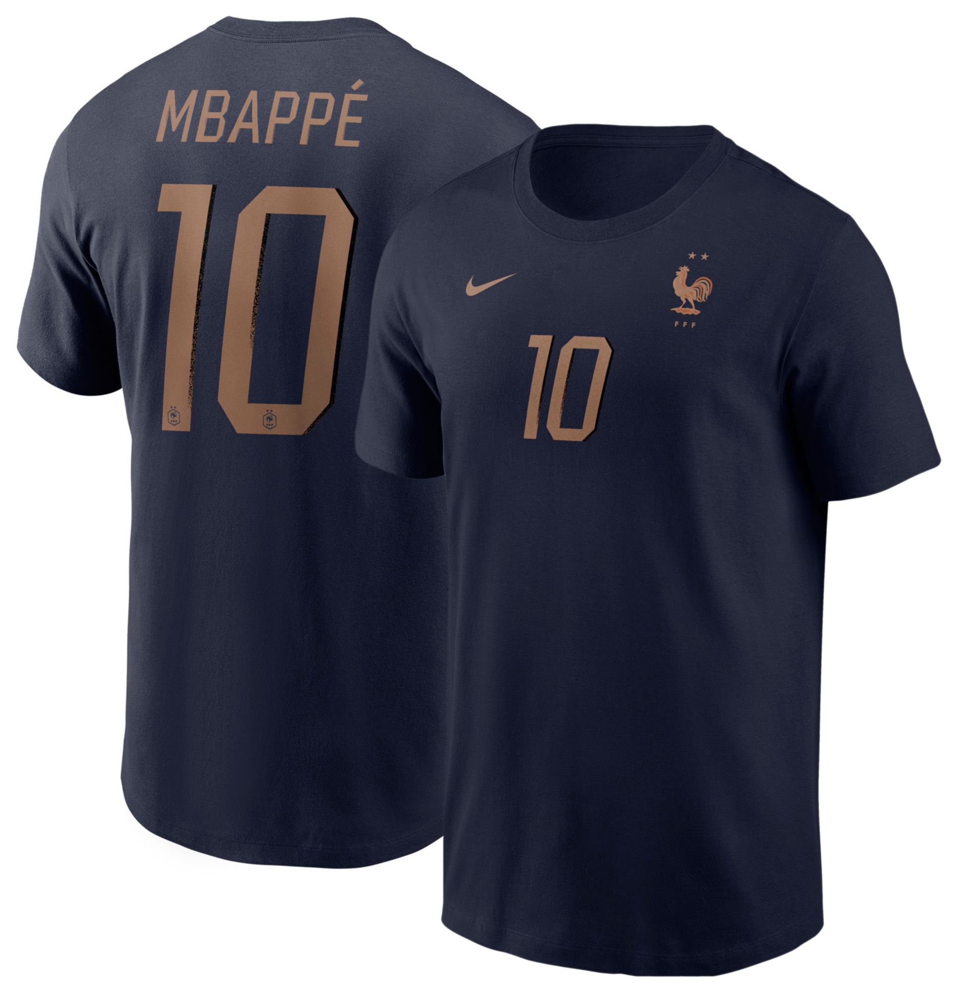 フランス代表 MBAPPE 10 DRI-FIT シャツ Nike Adult France Kylian Mbappe #10 Home T-Shirt | Dick's Sporting