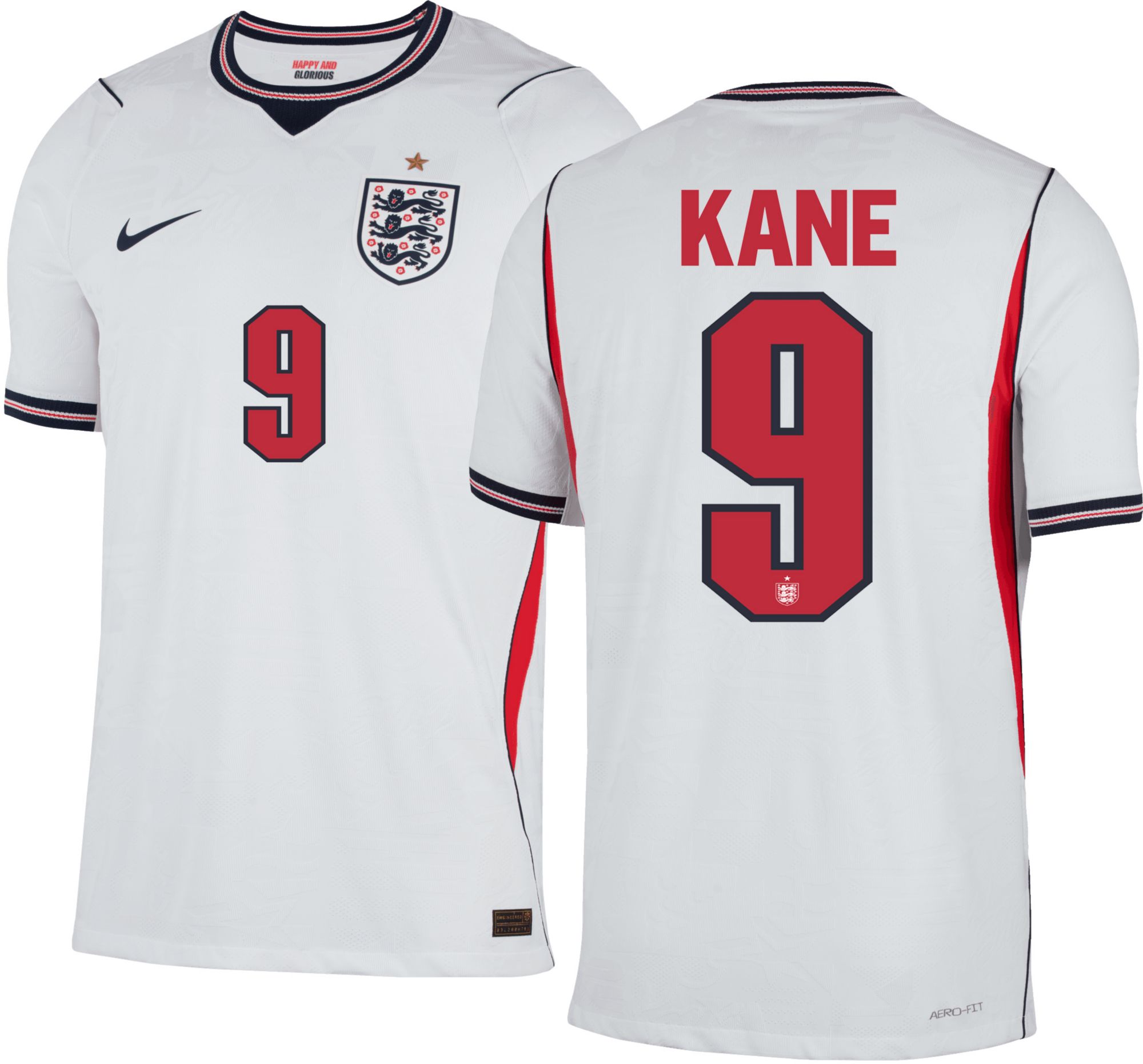 Nike England代表ユニ　Kane 9 オーセンティック Nike Adult England Harry Kane #9 2026 Home Authentic Jersey