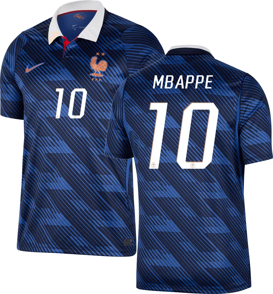 Nike Adult France Kylian Mbappe #10 2026 Home Replica Jersey