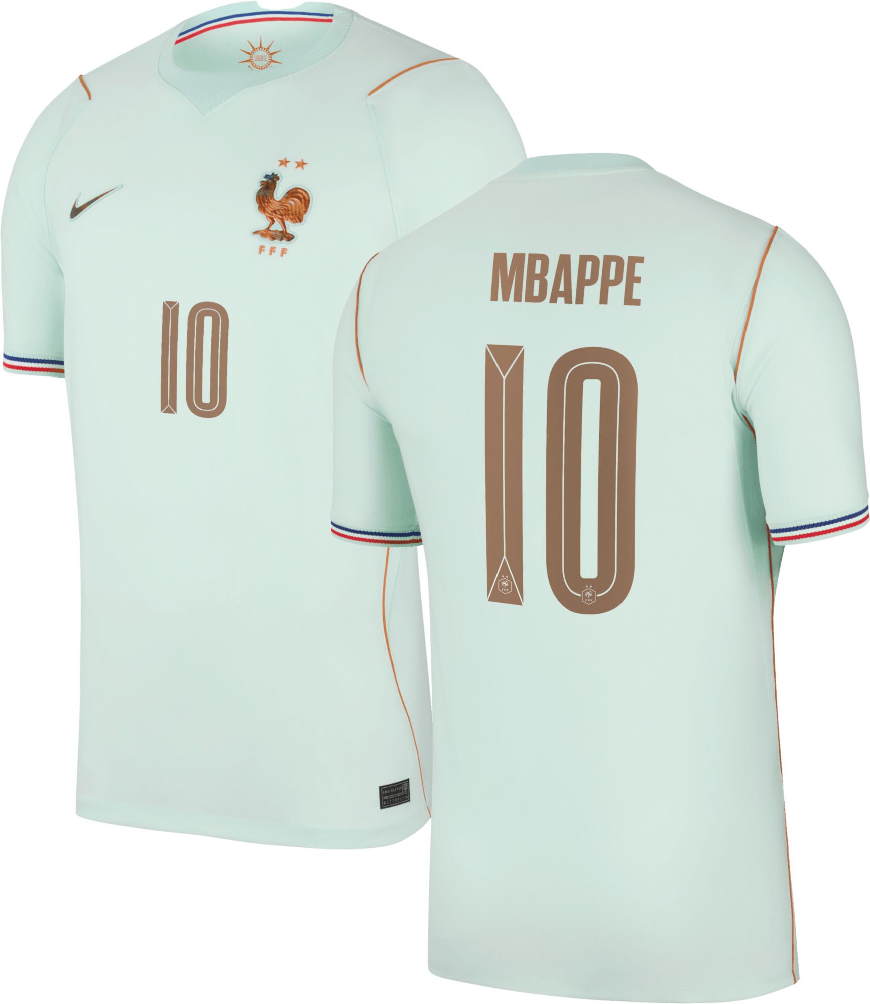 Nike Adult France Kylian Mbappe #10 2026 Away Replica Jersey