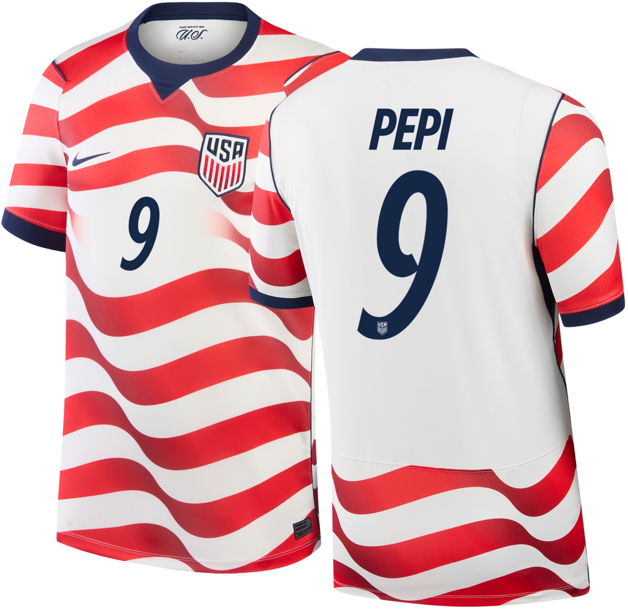 Nike Adult USMNT Ricardo Pepi #9 2026 Home Replica Jersey | Dick's