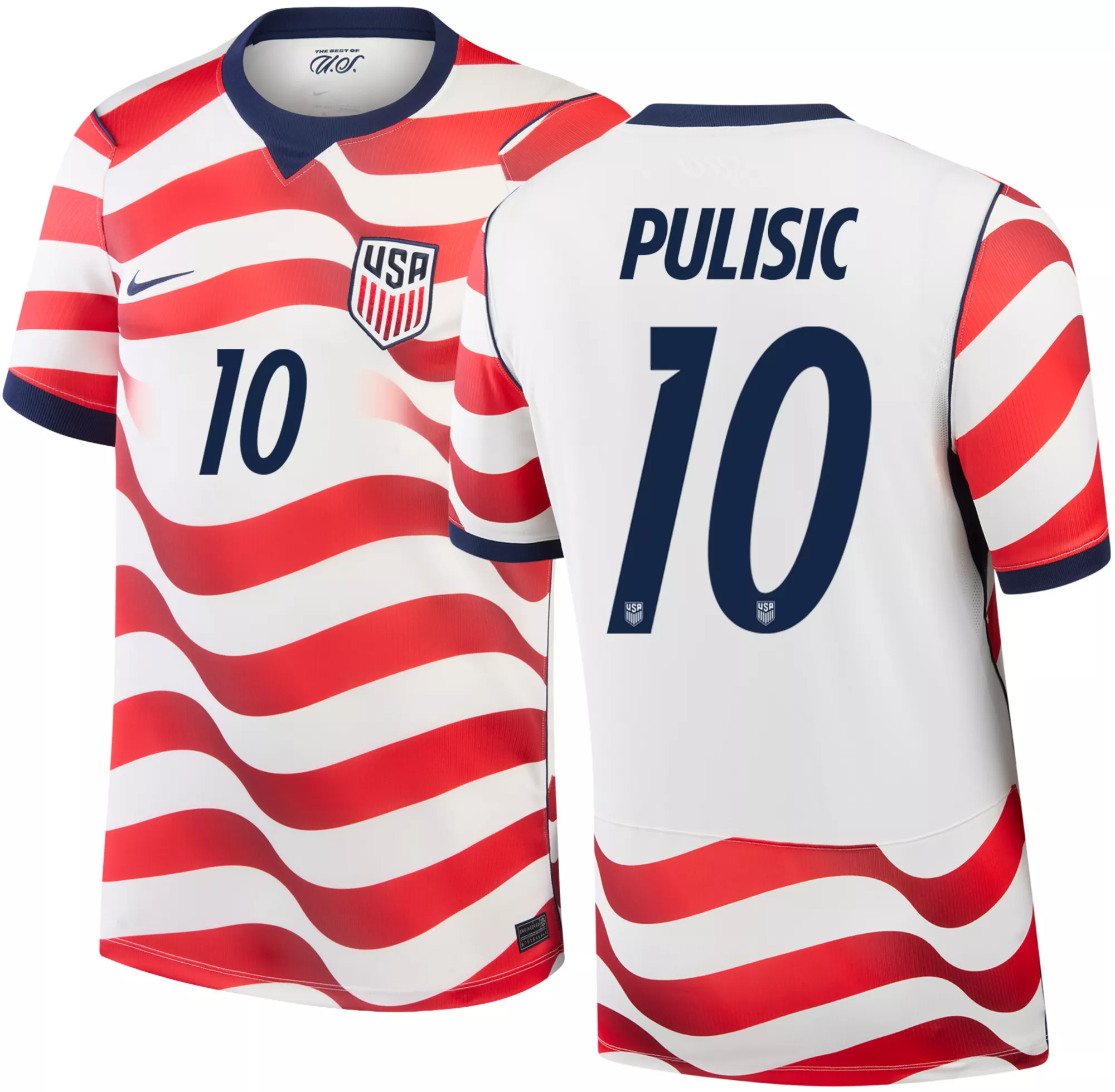 Nike Adult USMNT Christian Pulisic #10 2026 Home Replica Jersey