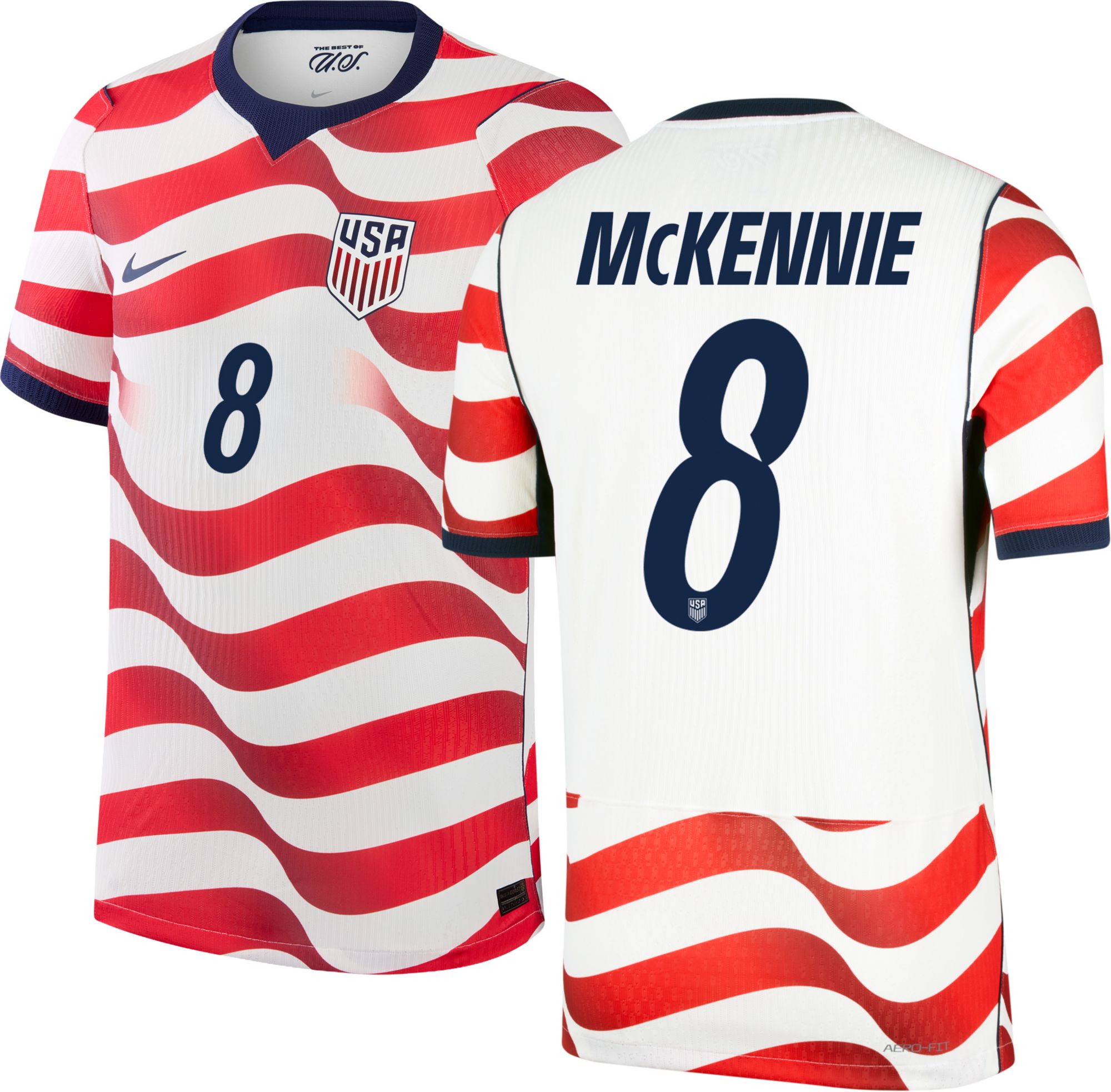 Nike Adult USMNT Weston McKennie #8 2026 Home Authentic Jersey