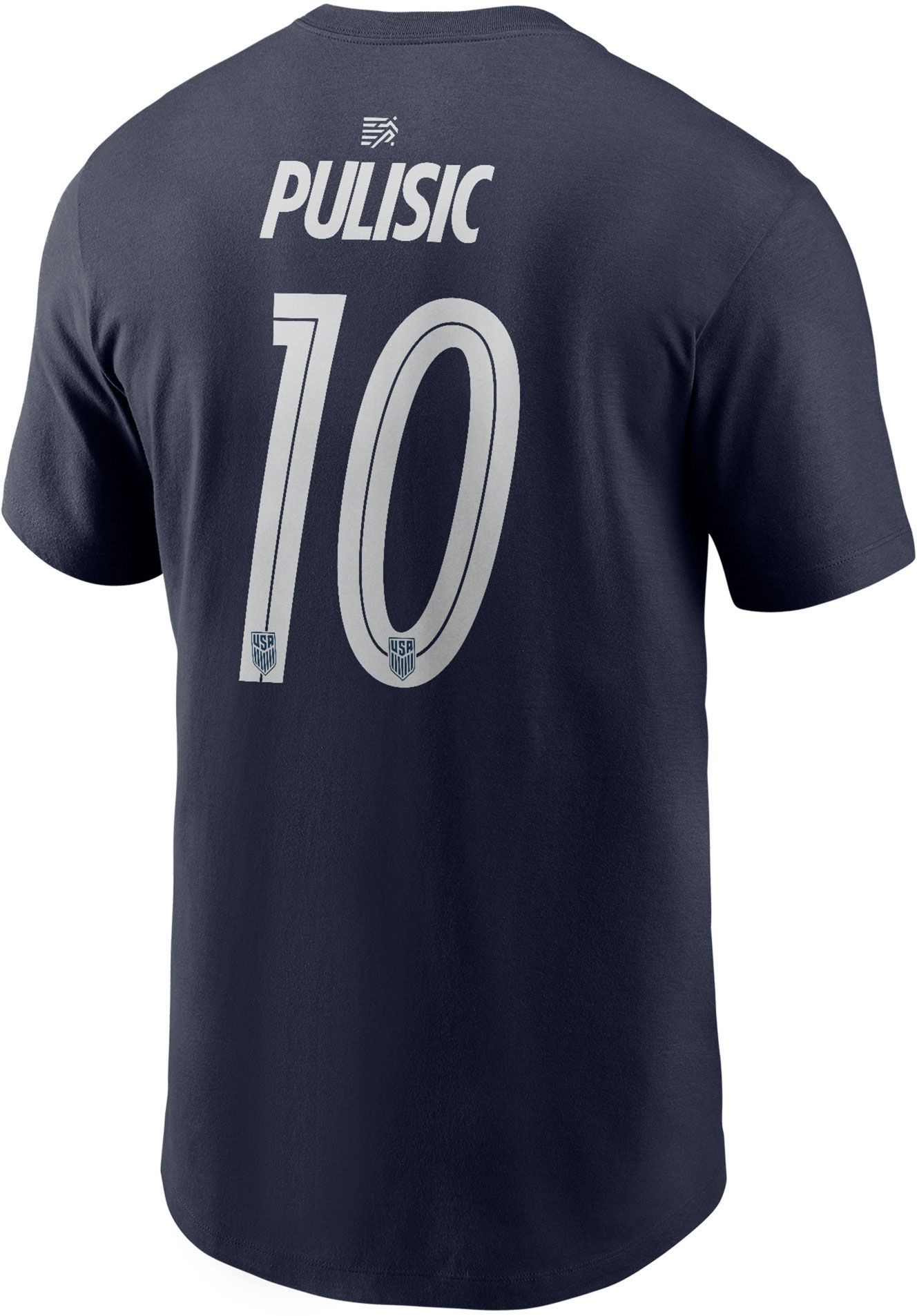 Nike Adult USMNT Christian Pulisic #10 Navy 2026 T-Shirt | Dick's