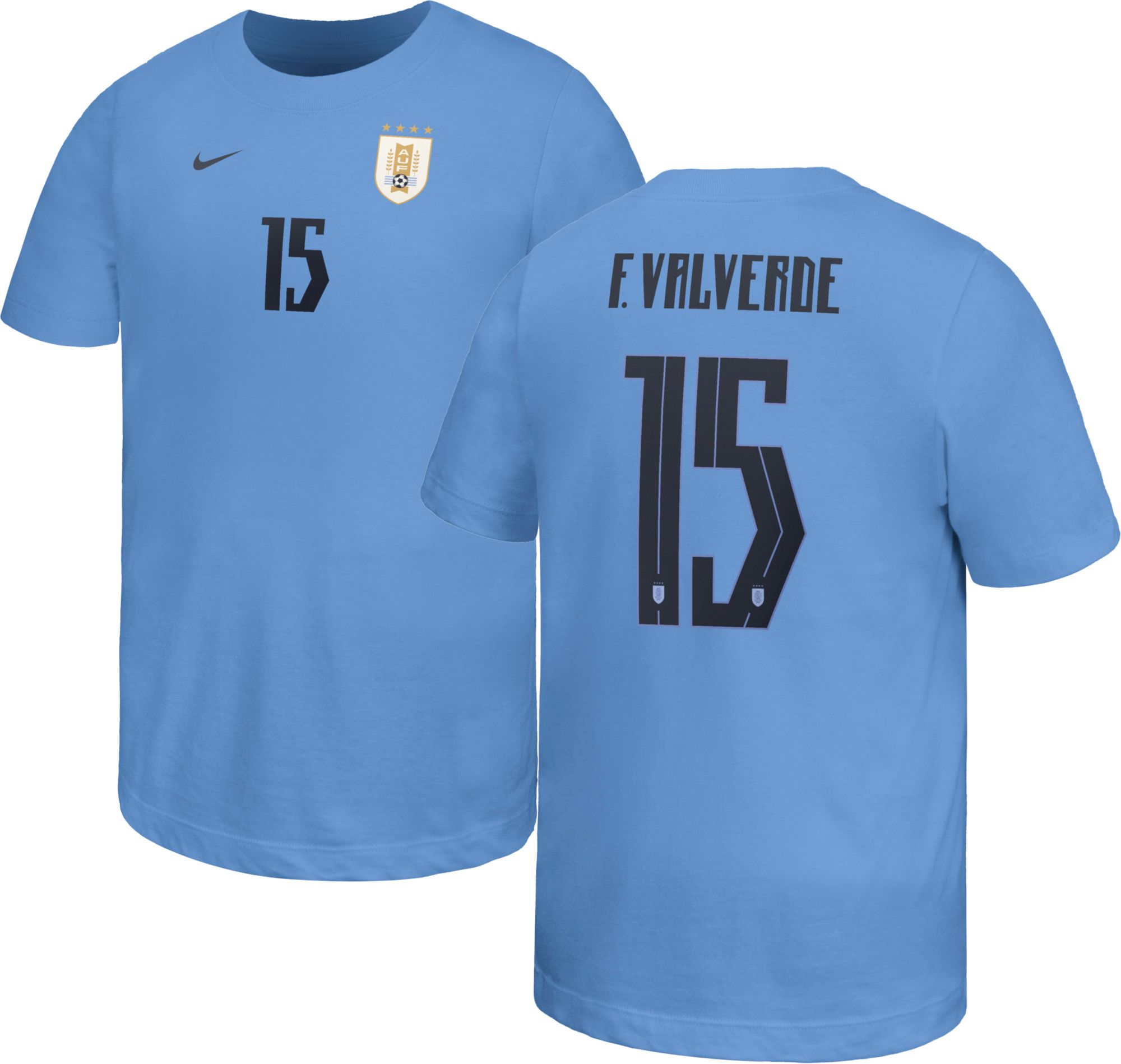 Nike Adult Uruguay Federico Valverde #15 Home T-Shirt | Dick's