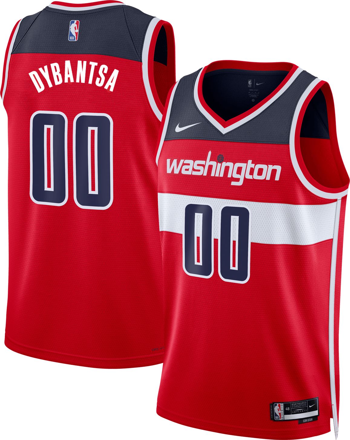Nike Adult Washington Wizards AJ Dybantsa 2026 NBA Draft Pick