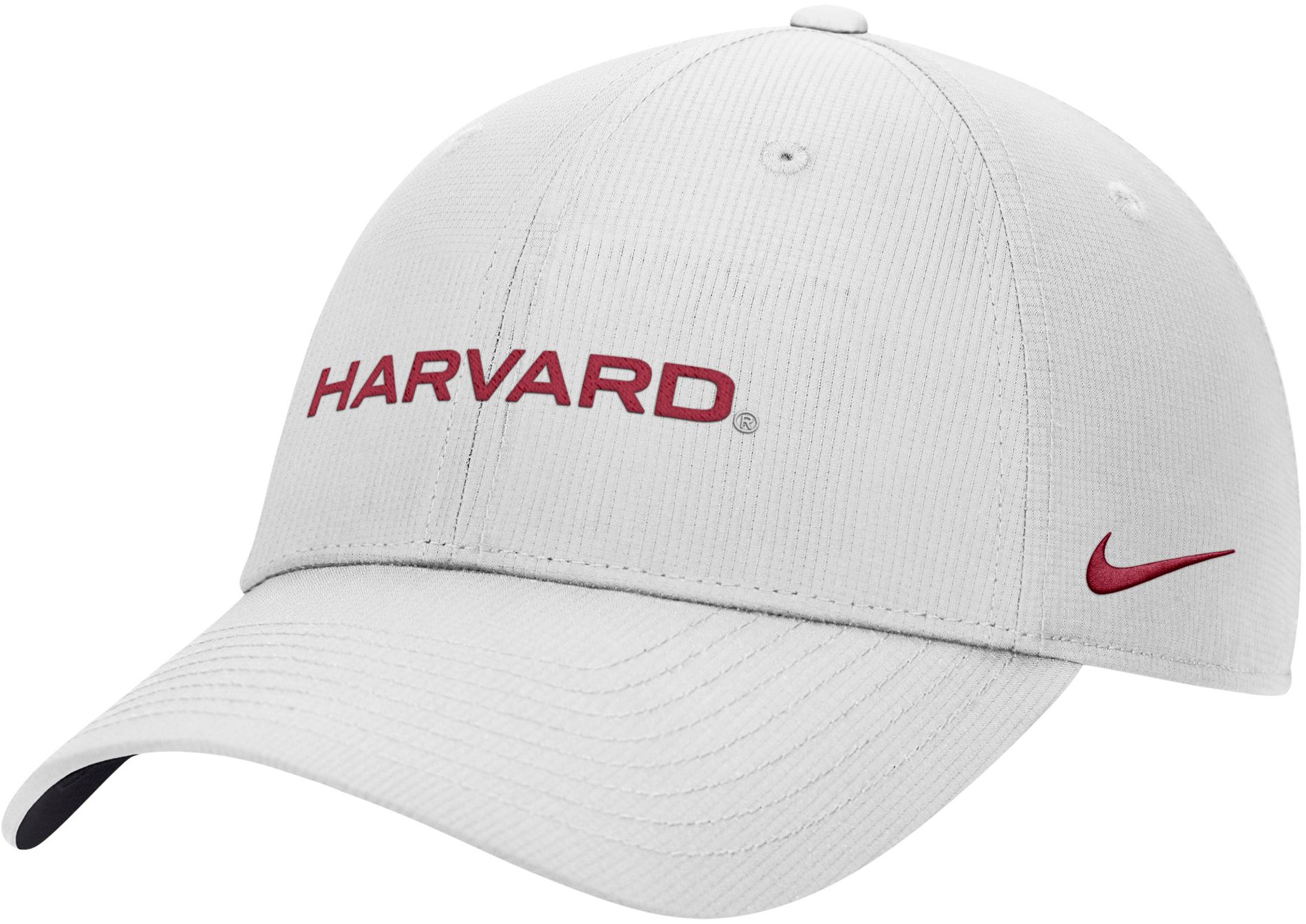 Nike Adult Harvard Crimson White Rip Stop Club Adjustable Hat
