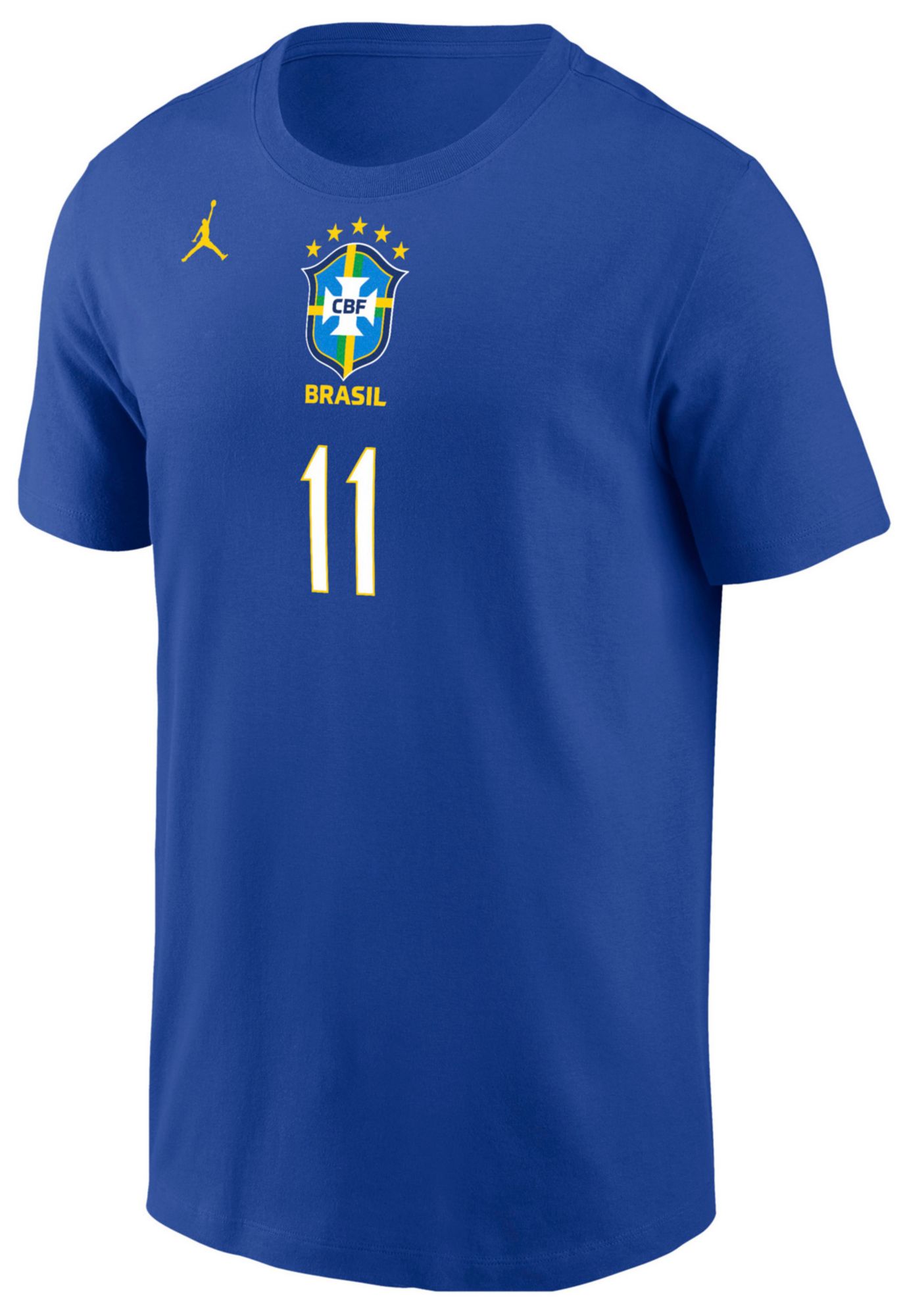 Jordan Adult Brazil Raphinha #11 Away T-Shirt | Dick's Sporting Goods