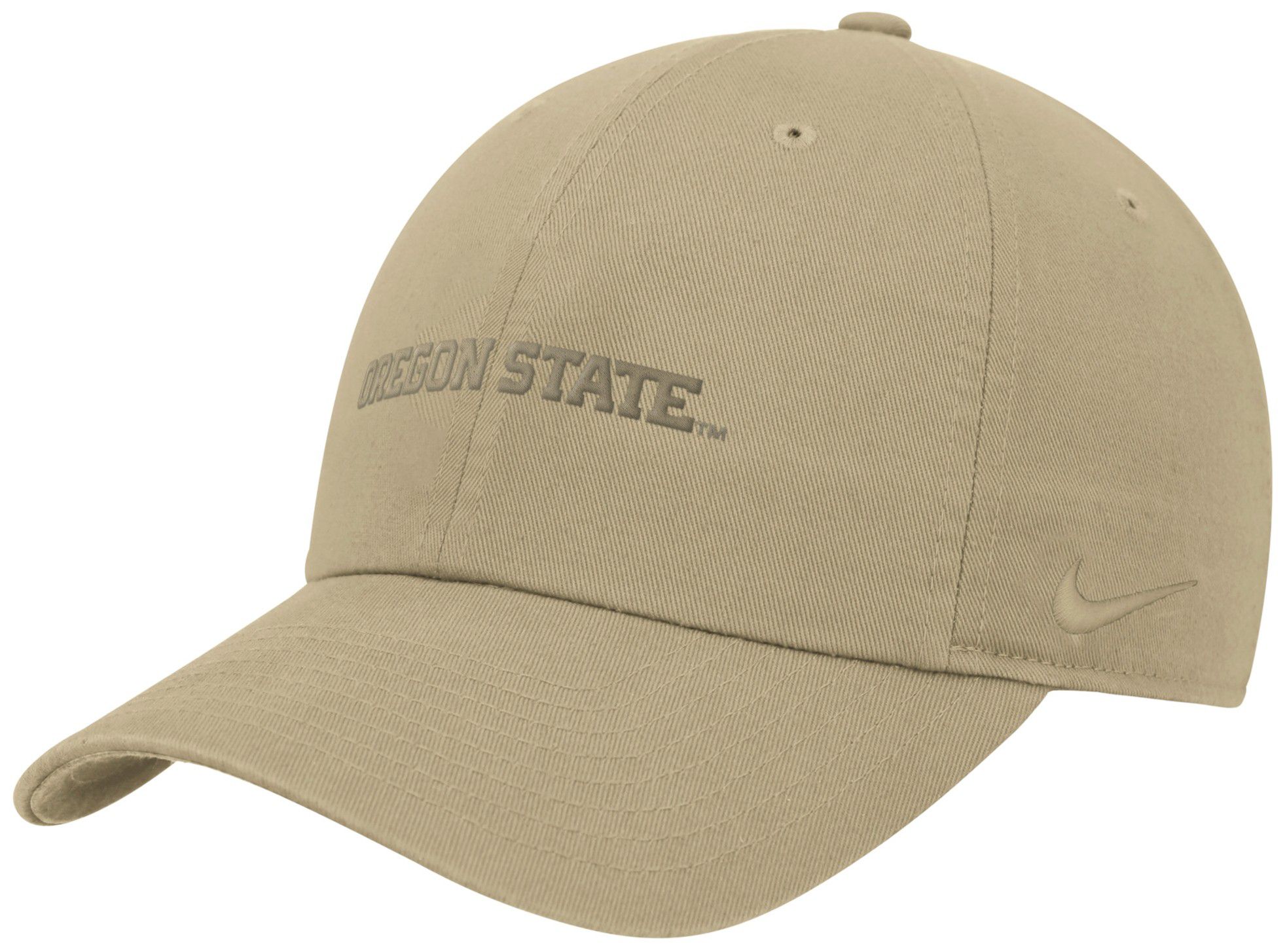 Nike Adult Oregon State Beavers Beige Tonal Club Adjustable Hat