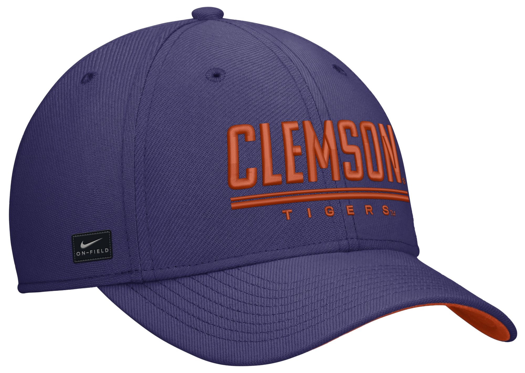 Nike Adult Clemson Tigers Orchid Rise Swooshflex Dri-Fit Game Day