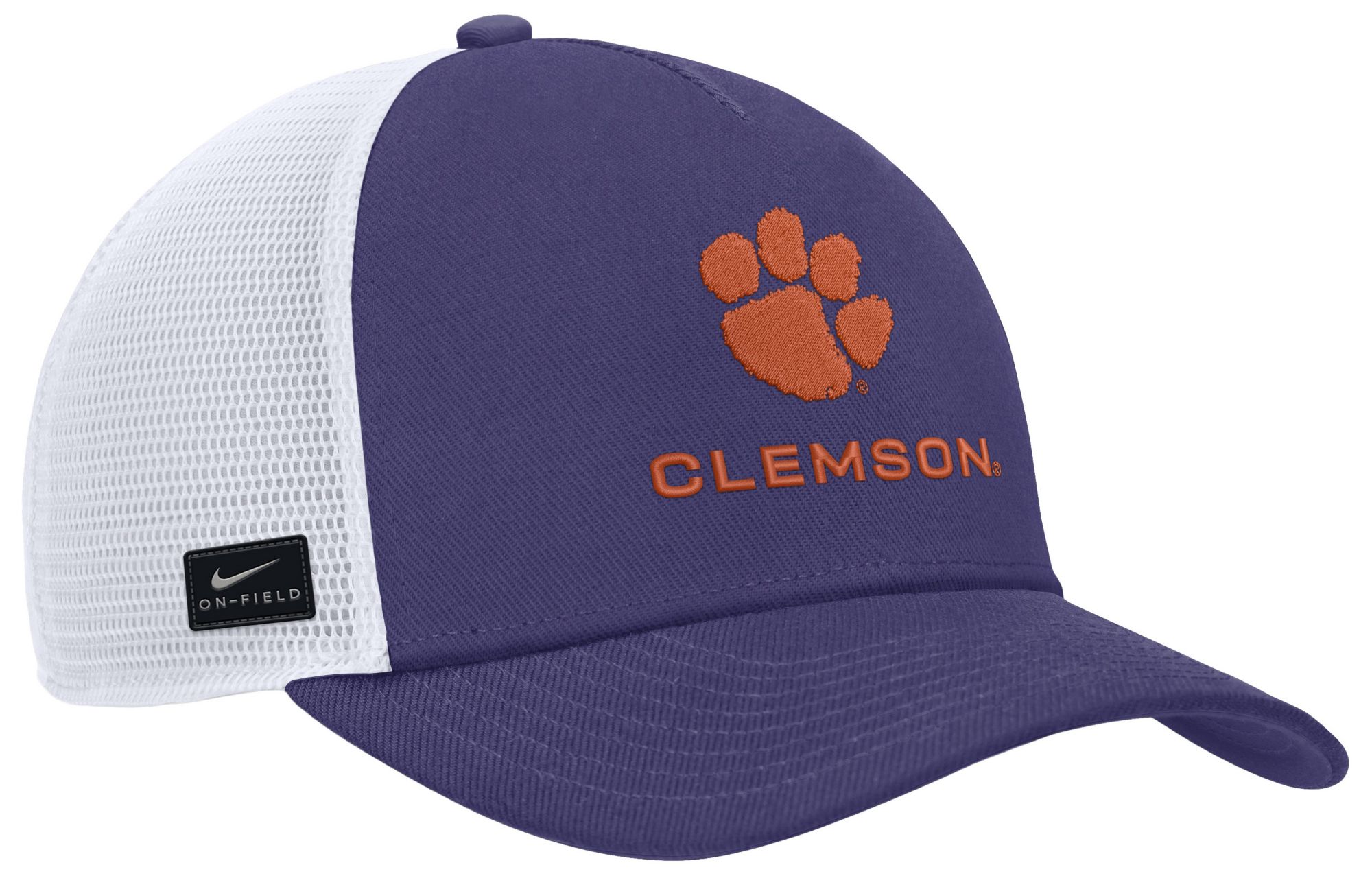 Nike Adult Clemson Tigers Orchid Rise Game Day 5 Panel Structured