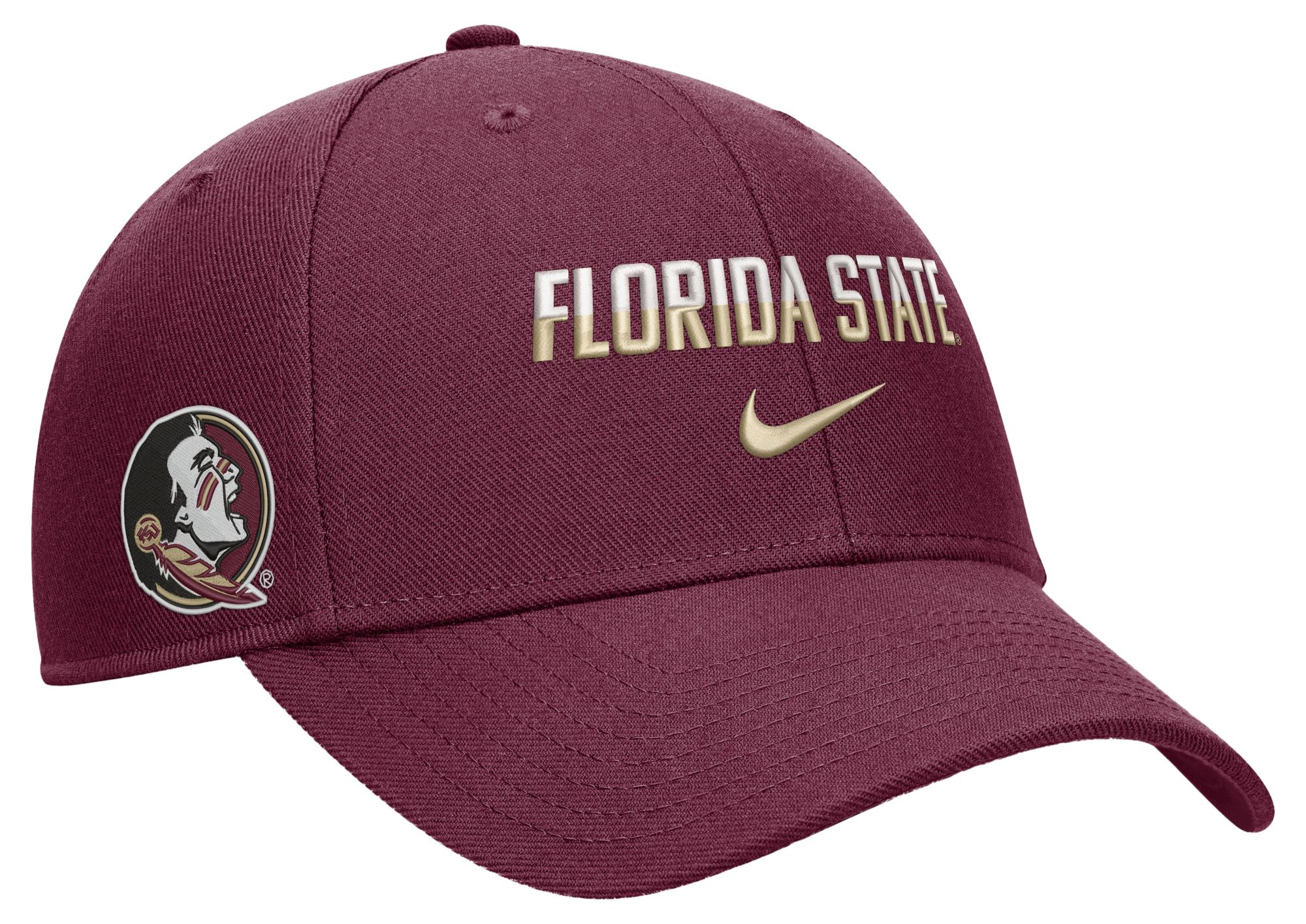 Nike Adult Florida State Seminoles Maroon Rise Game Day Structured
