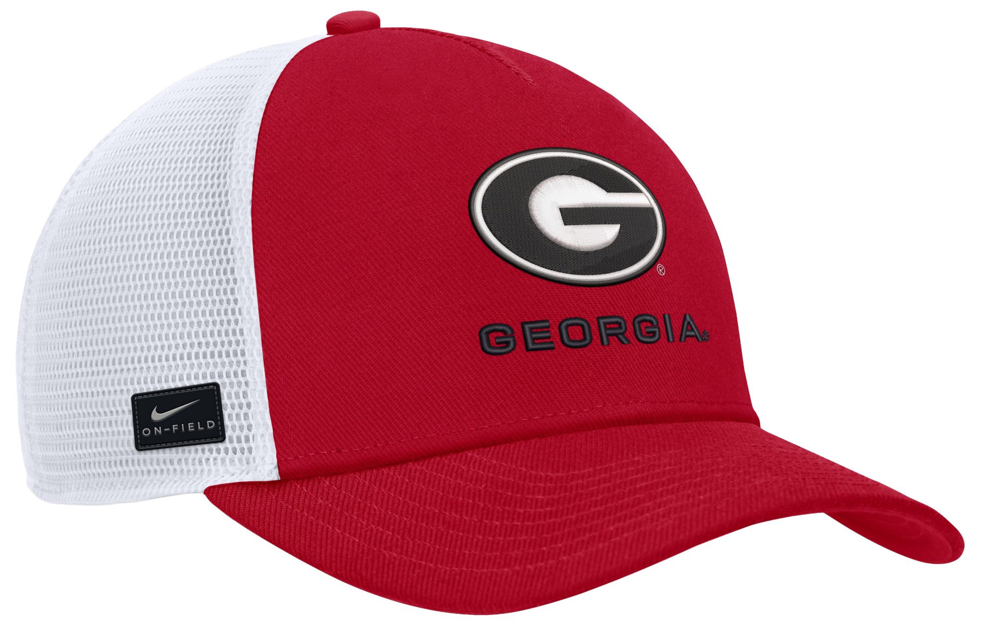 Nike Adult Georgia Bulldogs Red and White Rise Game Day 5 Panel 