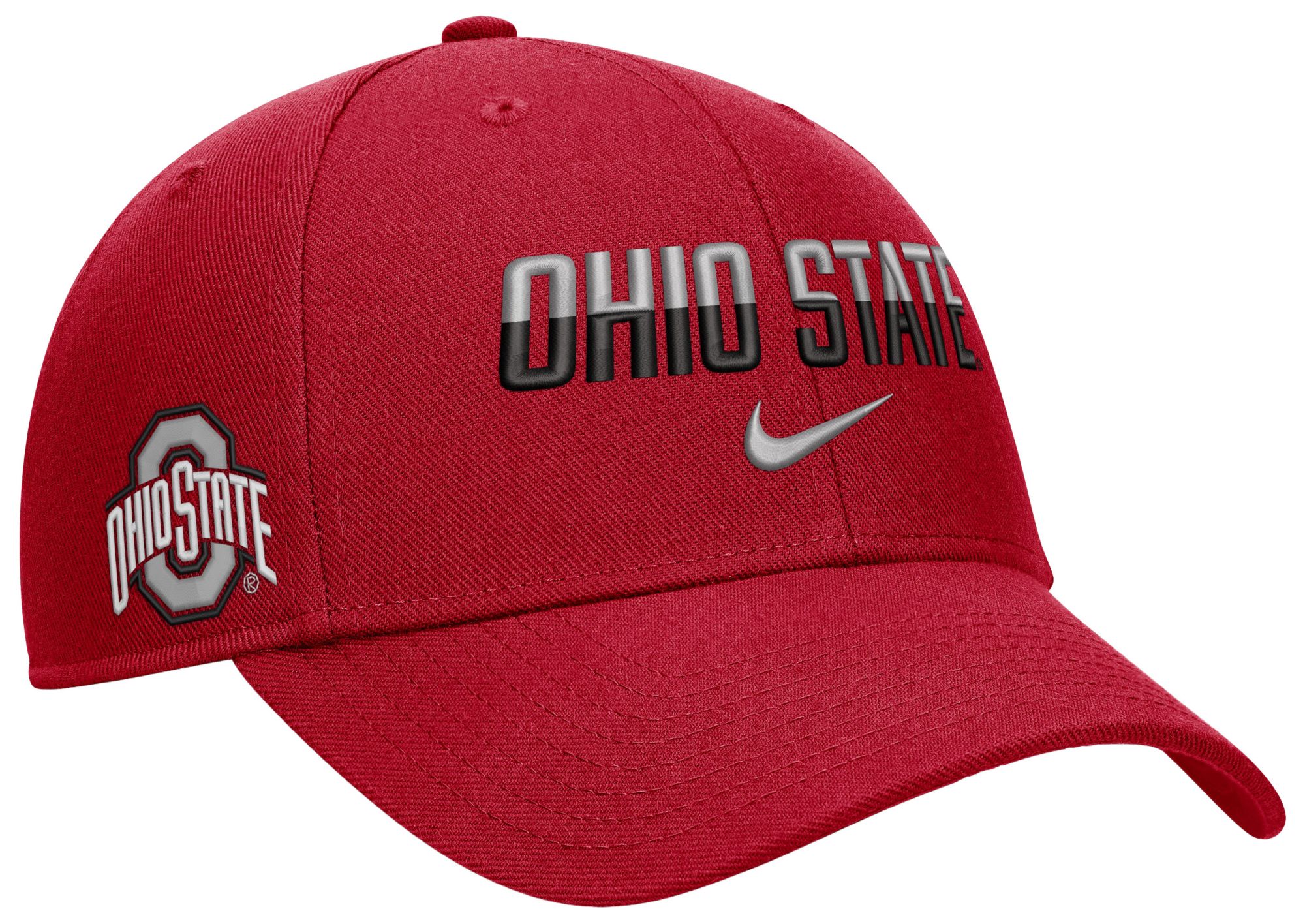 Nike Adult Ohio State Buckeyes Red Rise Game Day Structured