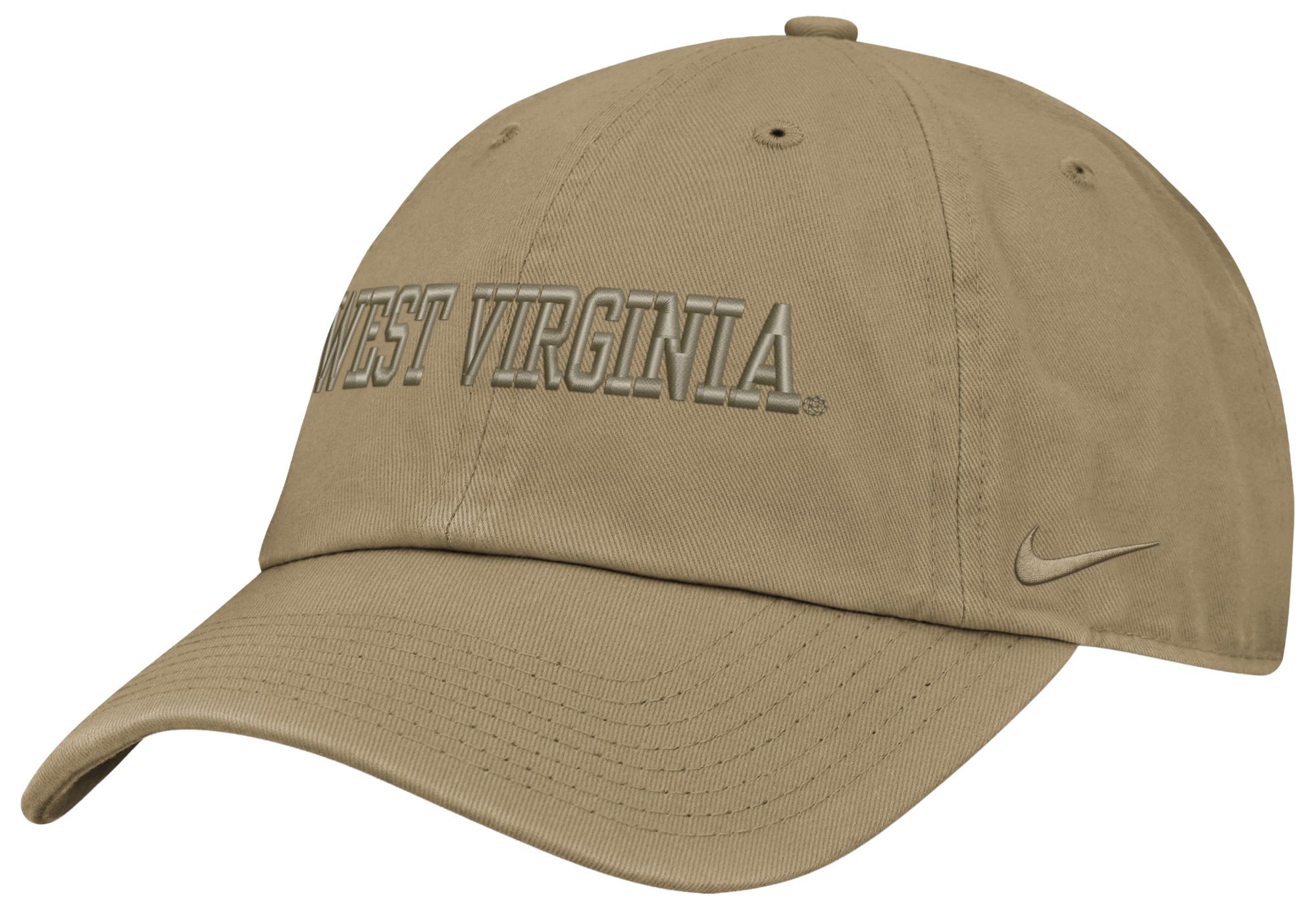 Nike Adult West Virginia Mountaineers Beige Club Primetime