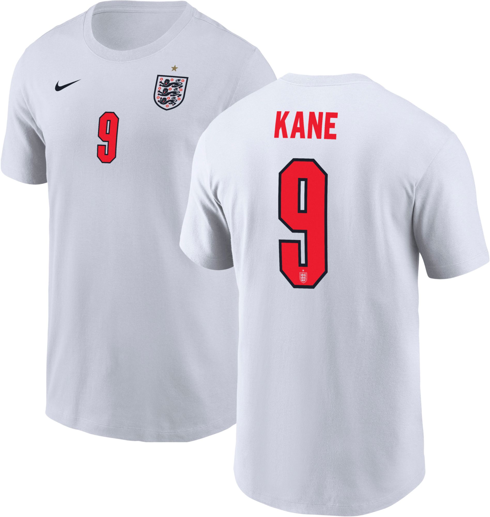 Nike イングランド代表 KANE 9番シャツ Nike Adult England Harry Kane #9 Home T-Shirt | Dick's Sporting Goods