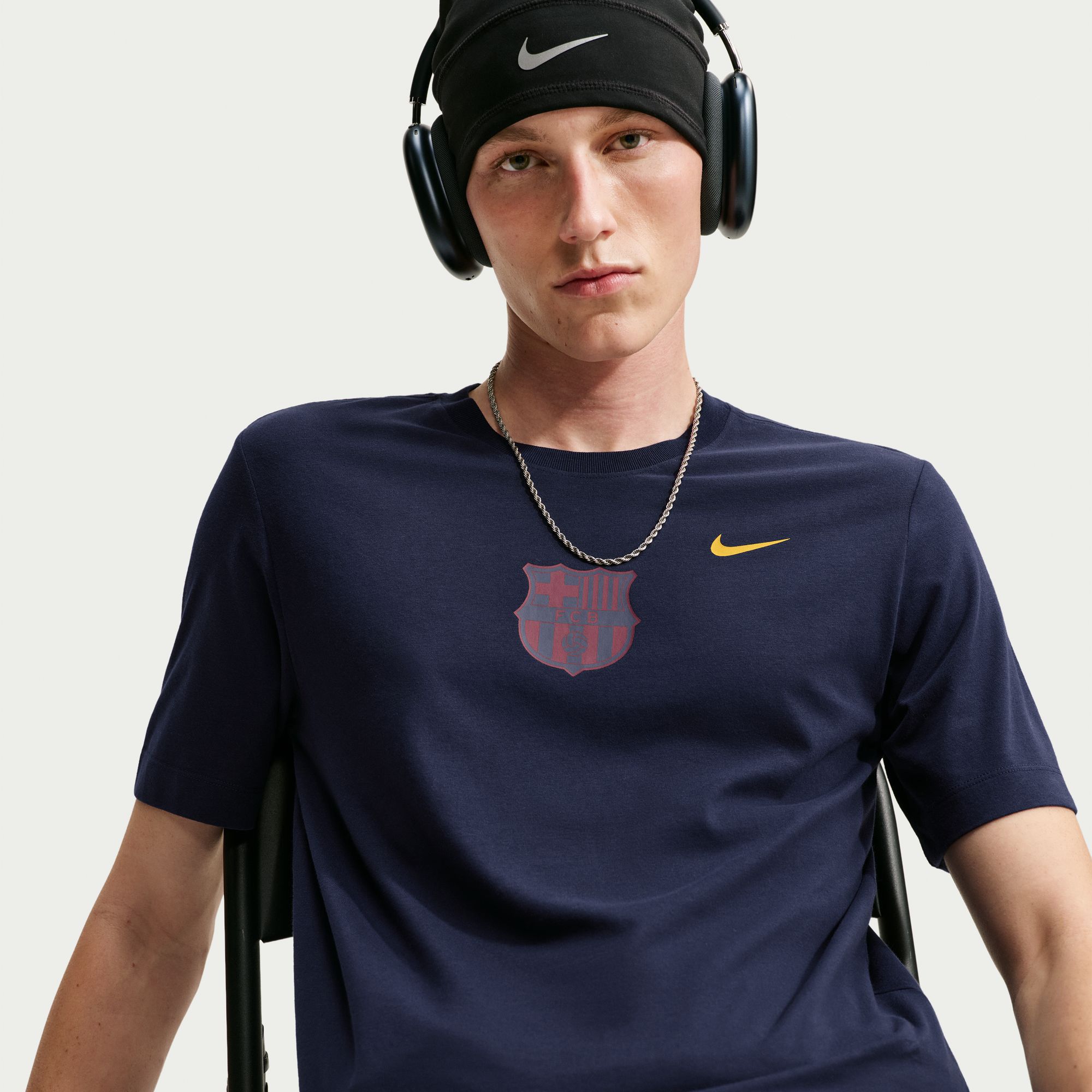 Nike Adult FC Barcelona Navy T-Shirt | Dick's Sporting Goods